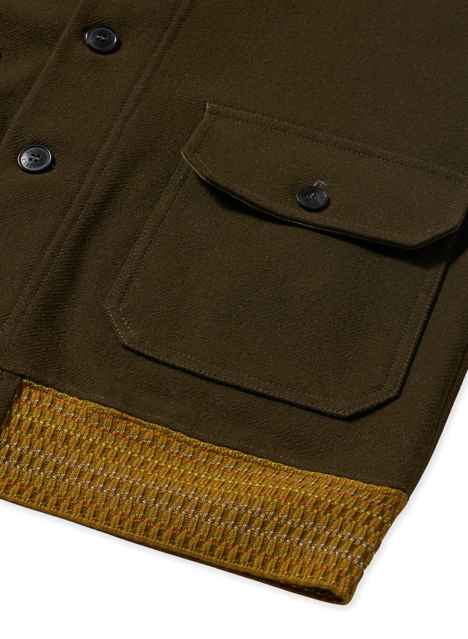 Cruiser Bomber In Twill di Lana