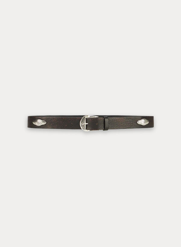 Culien Cintura in Cuoio con Borchie Applicate