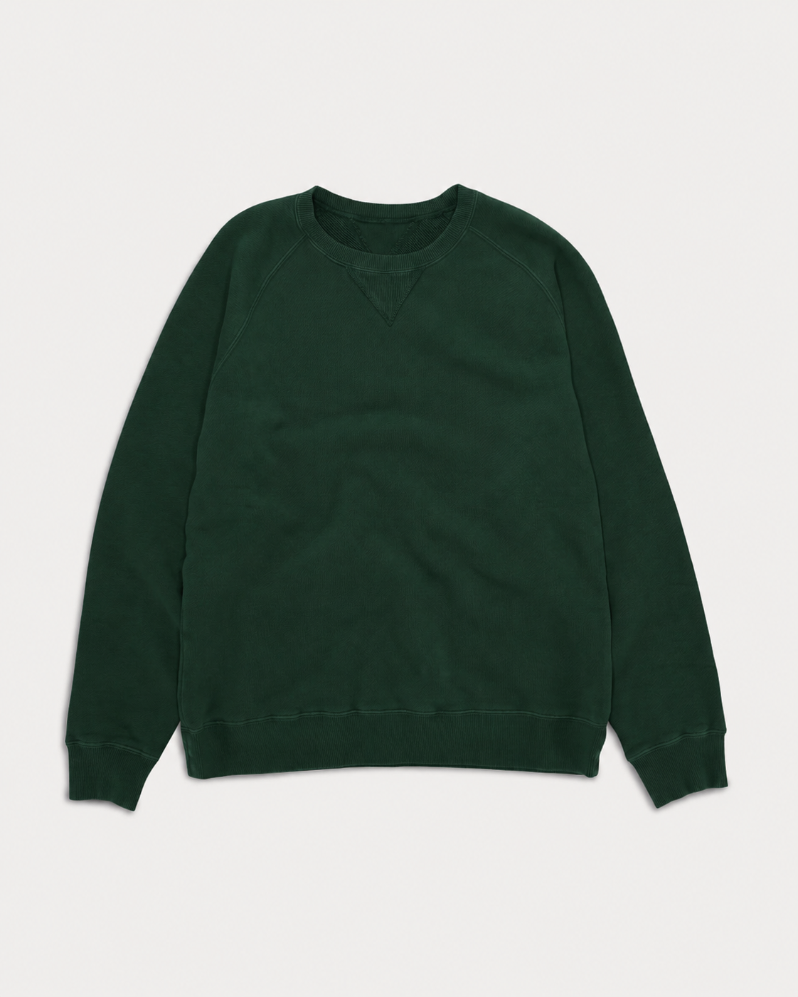 Harvard Felpa Girocollo in Jersey Felpato con taglio Raglan