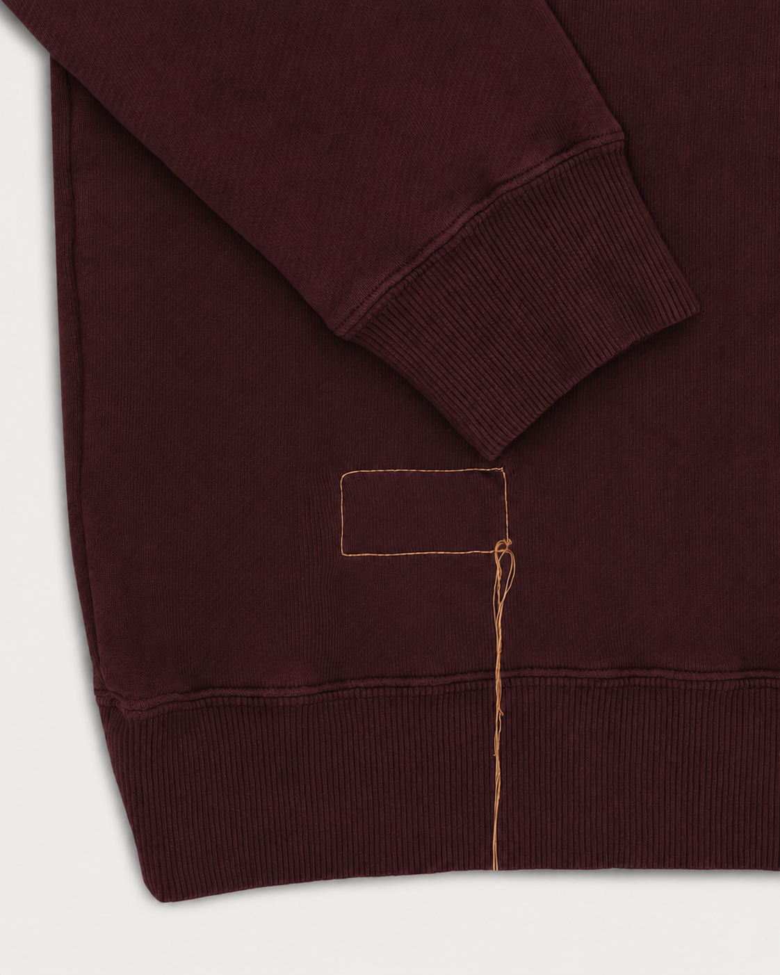 Harvard French Terry Crewneck Sweatshirt with Raglan Cut