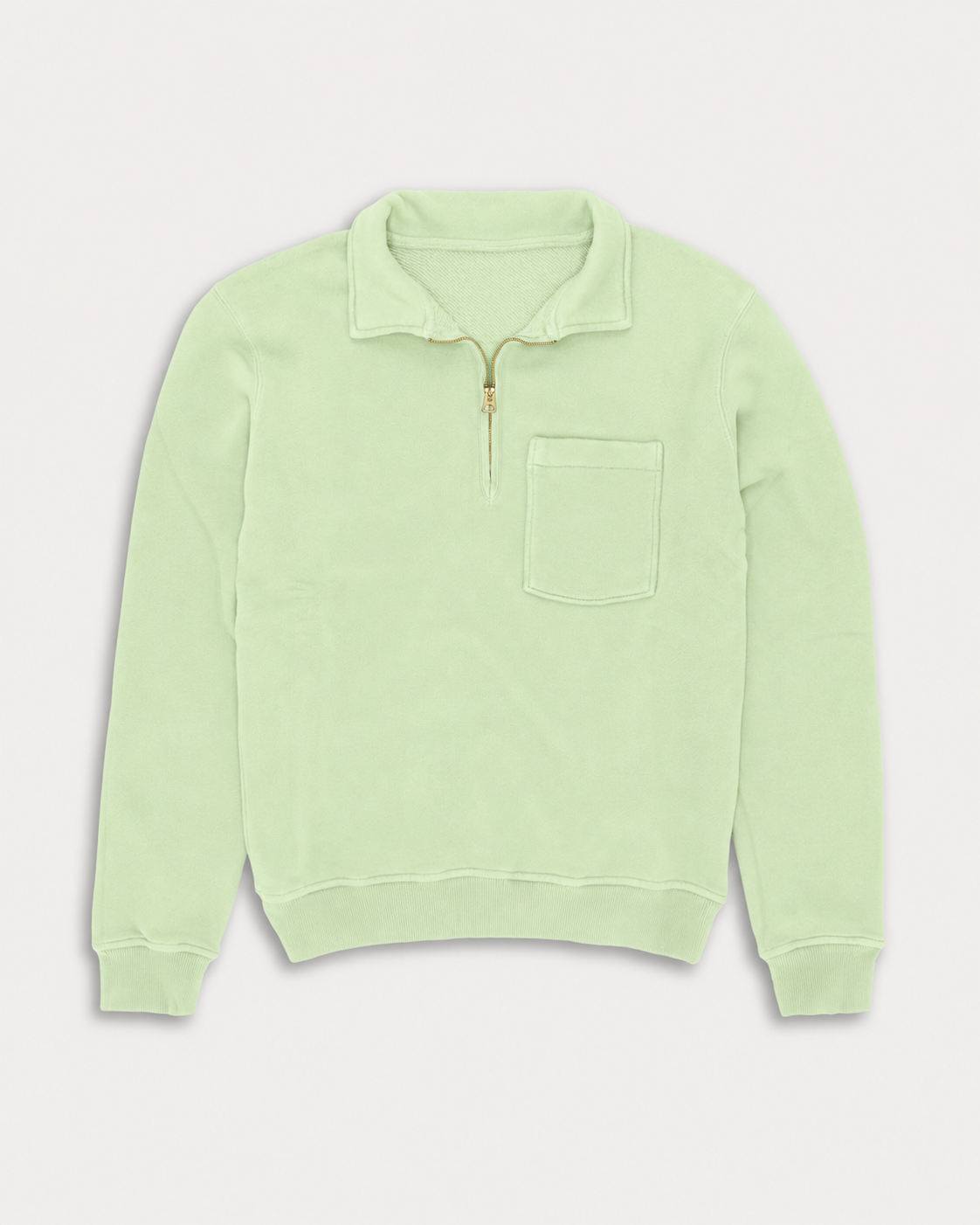 Yale Felpa In Jersey Felpato Con Colletto E Zip