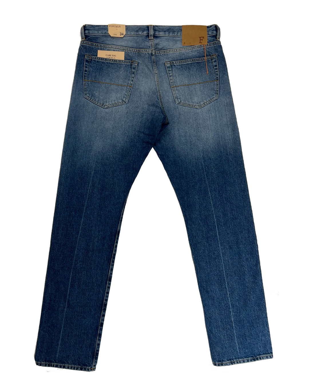 951 John Slim Japan Denim Cimosato 5 Tasche Slim Fit Stone Wash