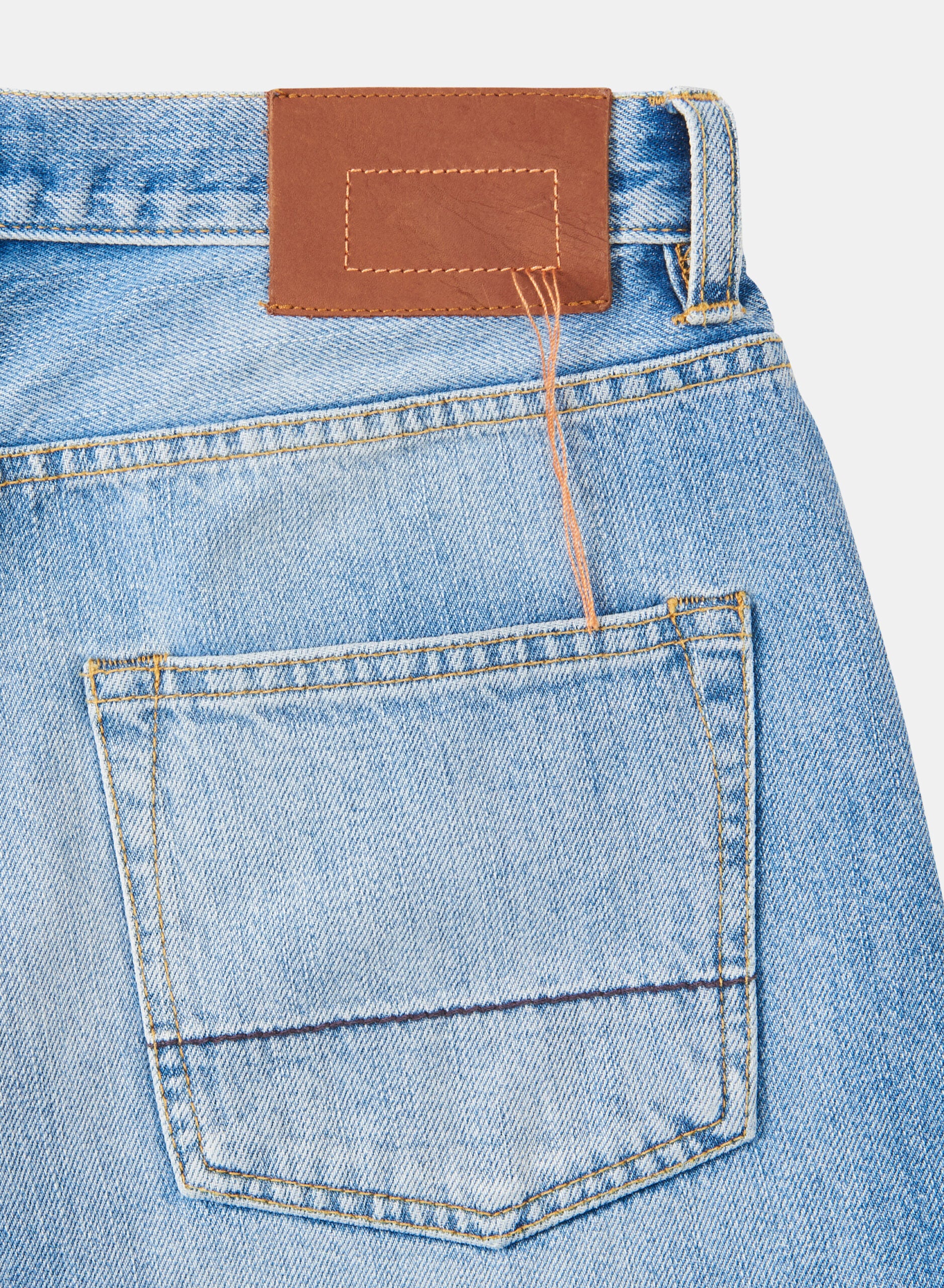 Winonaj Japan Denim Selvedge Shorts Bleach Wash