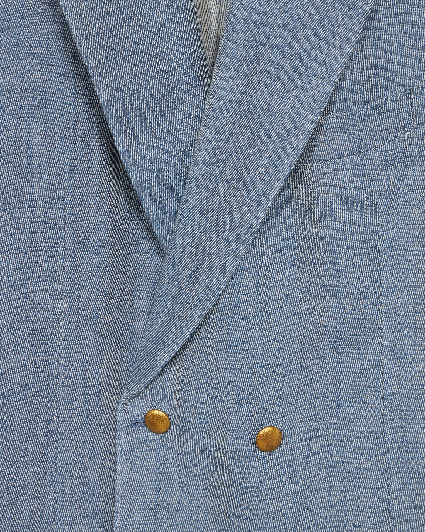 David Double-Breasted Linen Blend Jacket