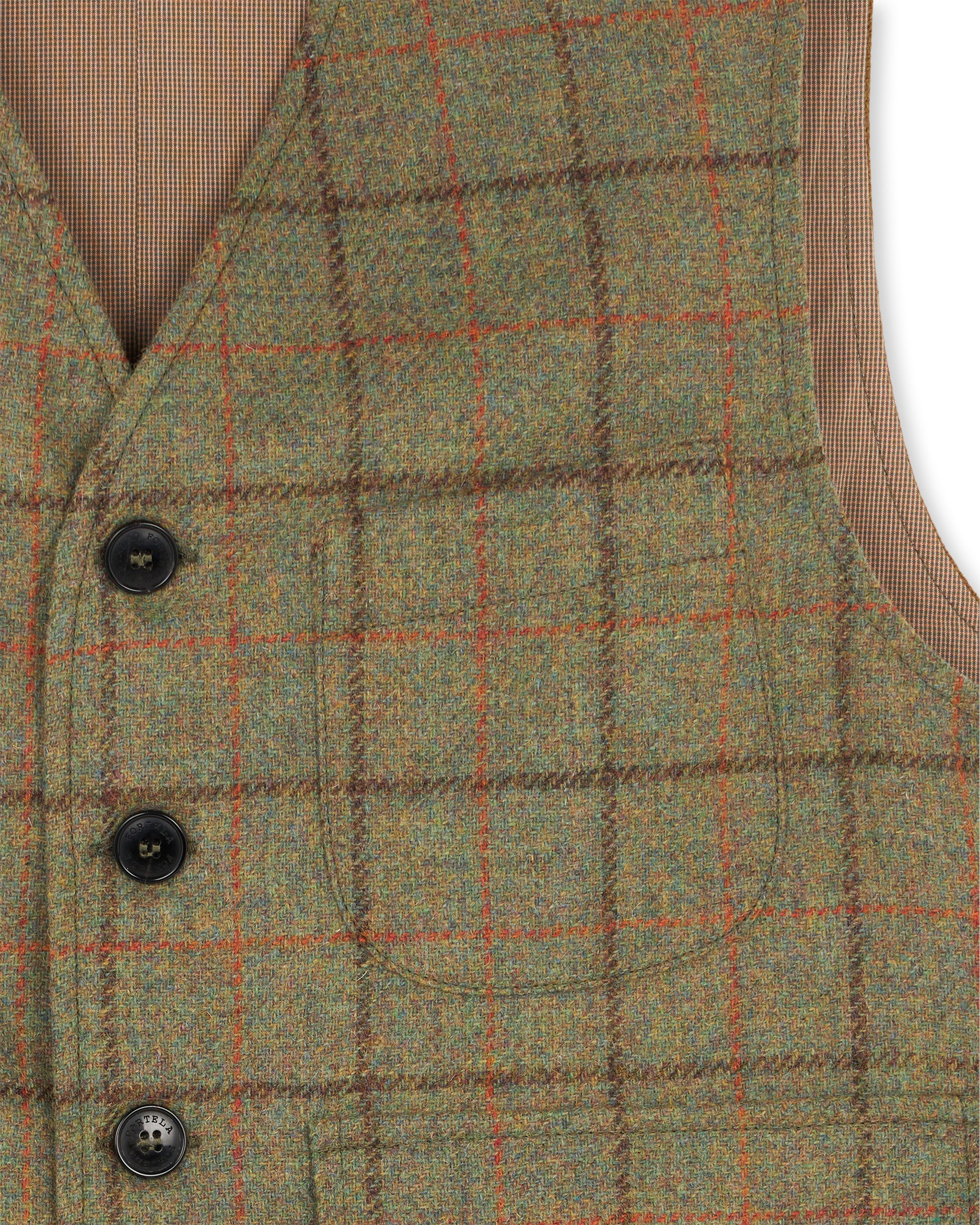 Dean Gilet Sartoriale In Lana A Quadri