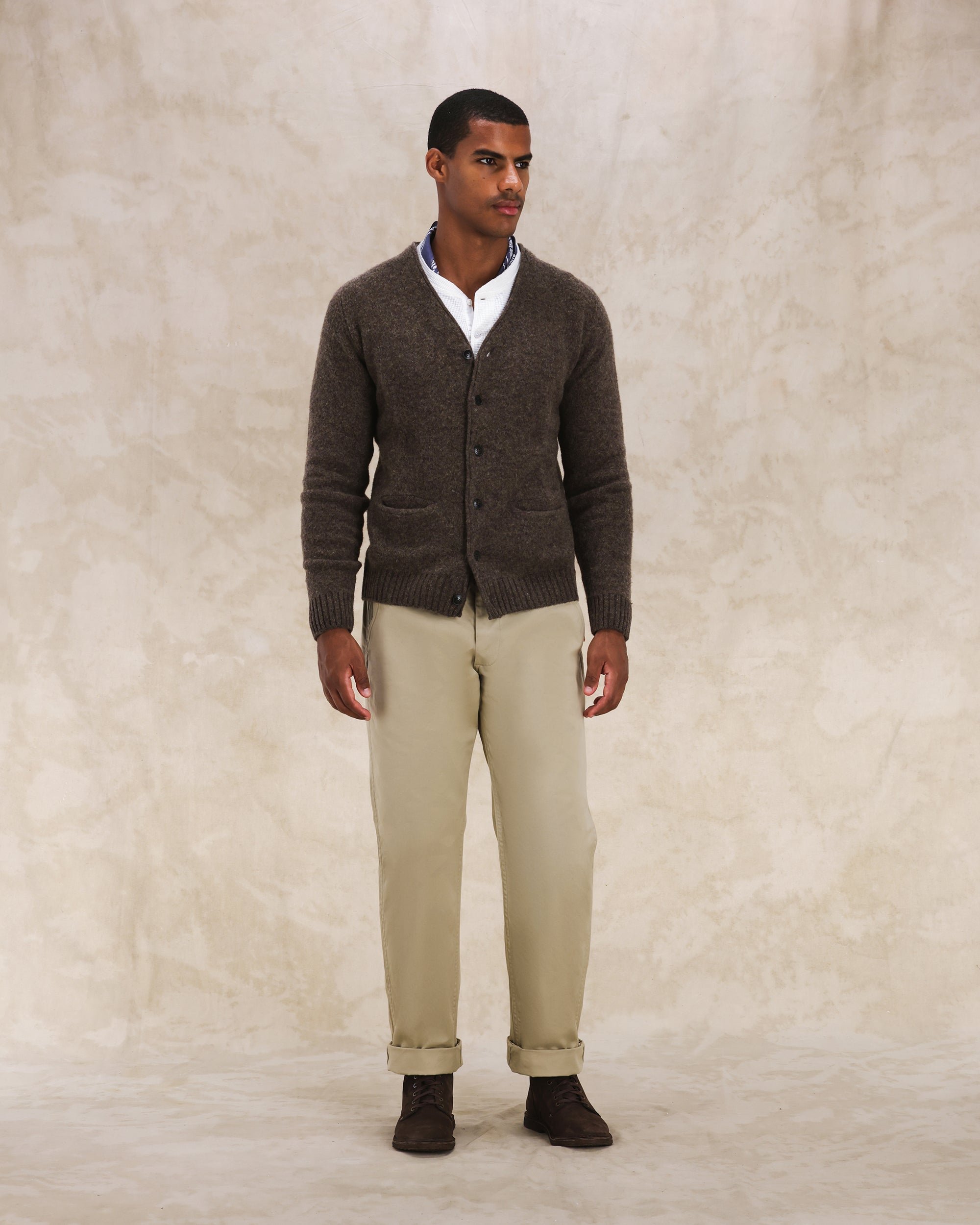 Edmund Cardigan In Lana Merino