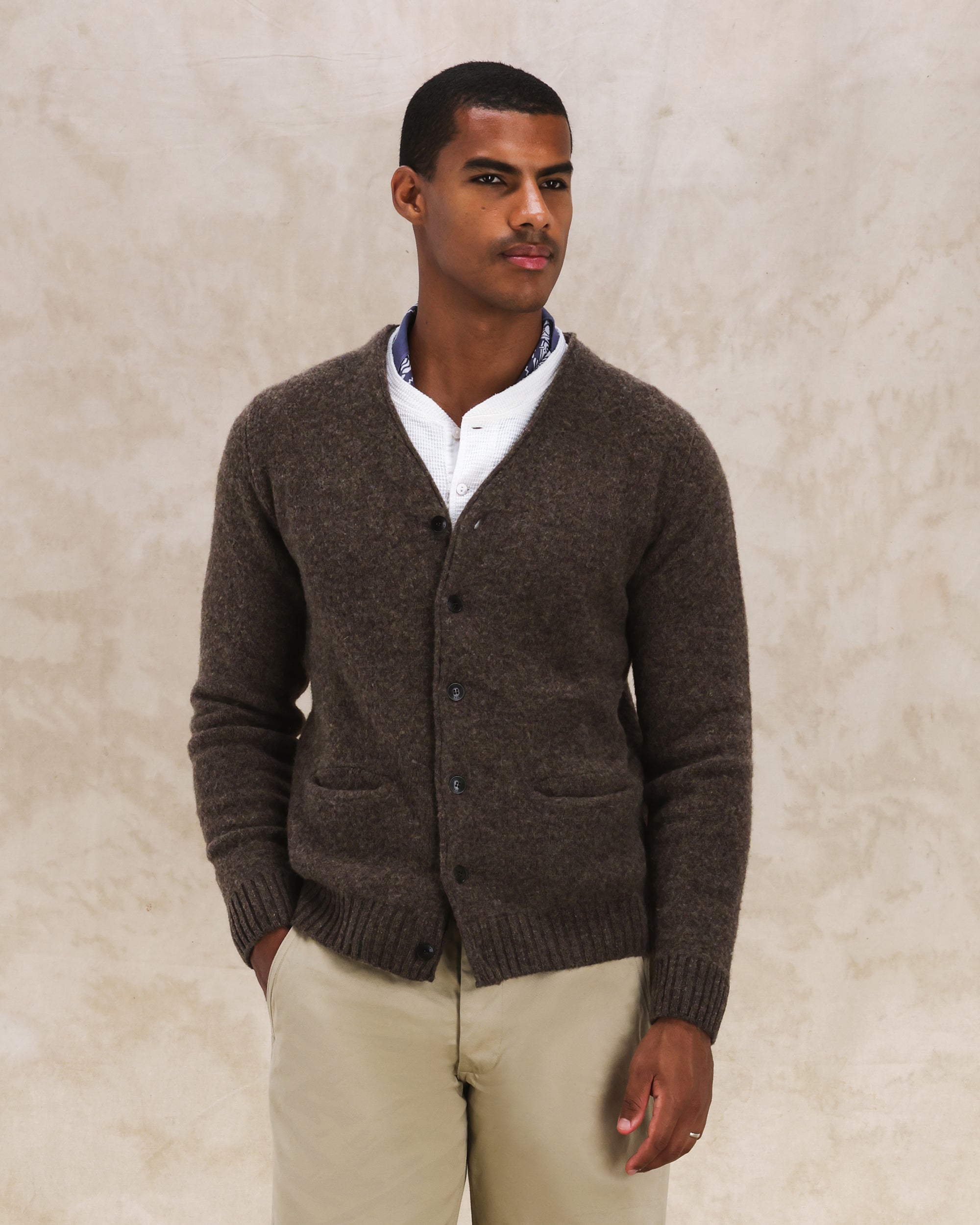 Edmund Cardigan In Lana Merino