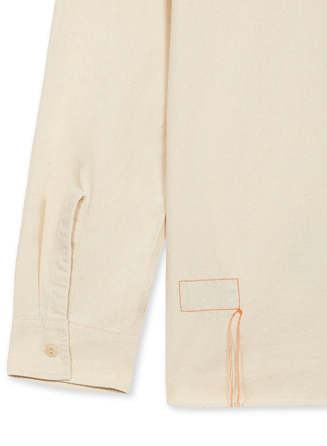 Camicia a 3/4 con tasca frontale in Cotone