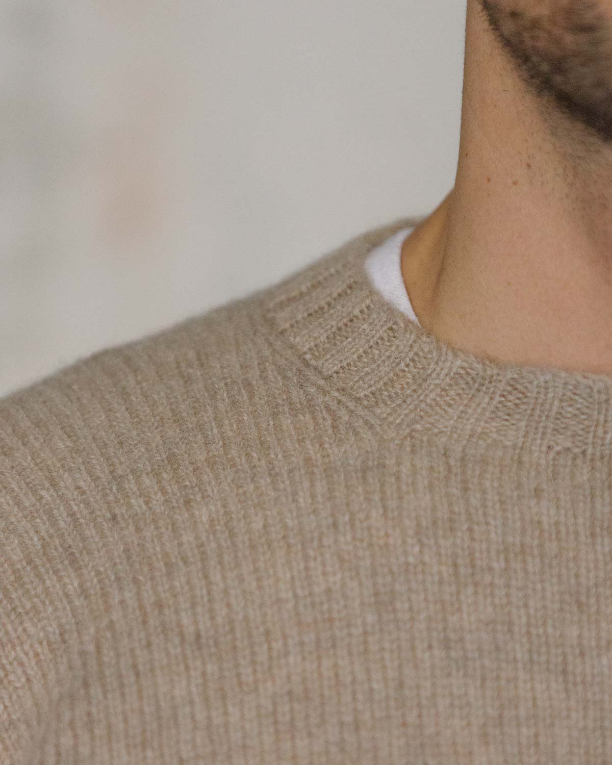 Shetlandcrewneck Maglione Girocollo In Lana