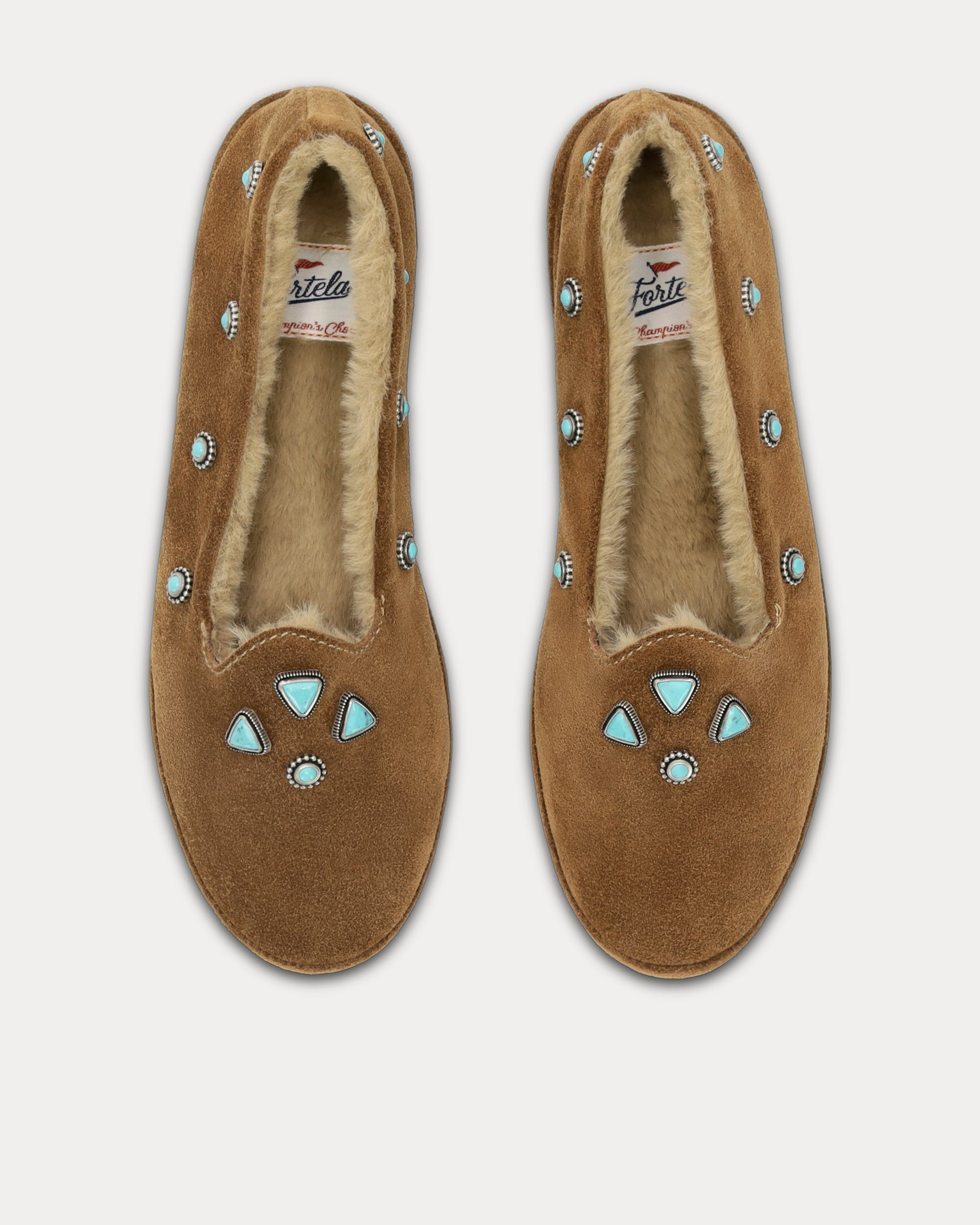 Frutate Friulana in Pelle Scamosciata con Borchie e fodera in Pelo