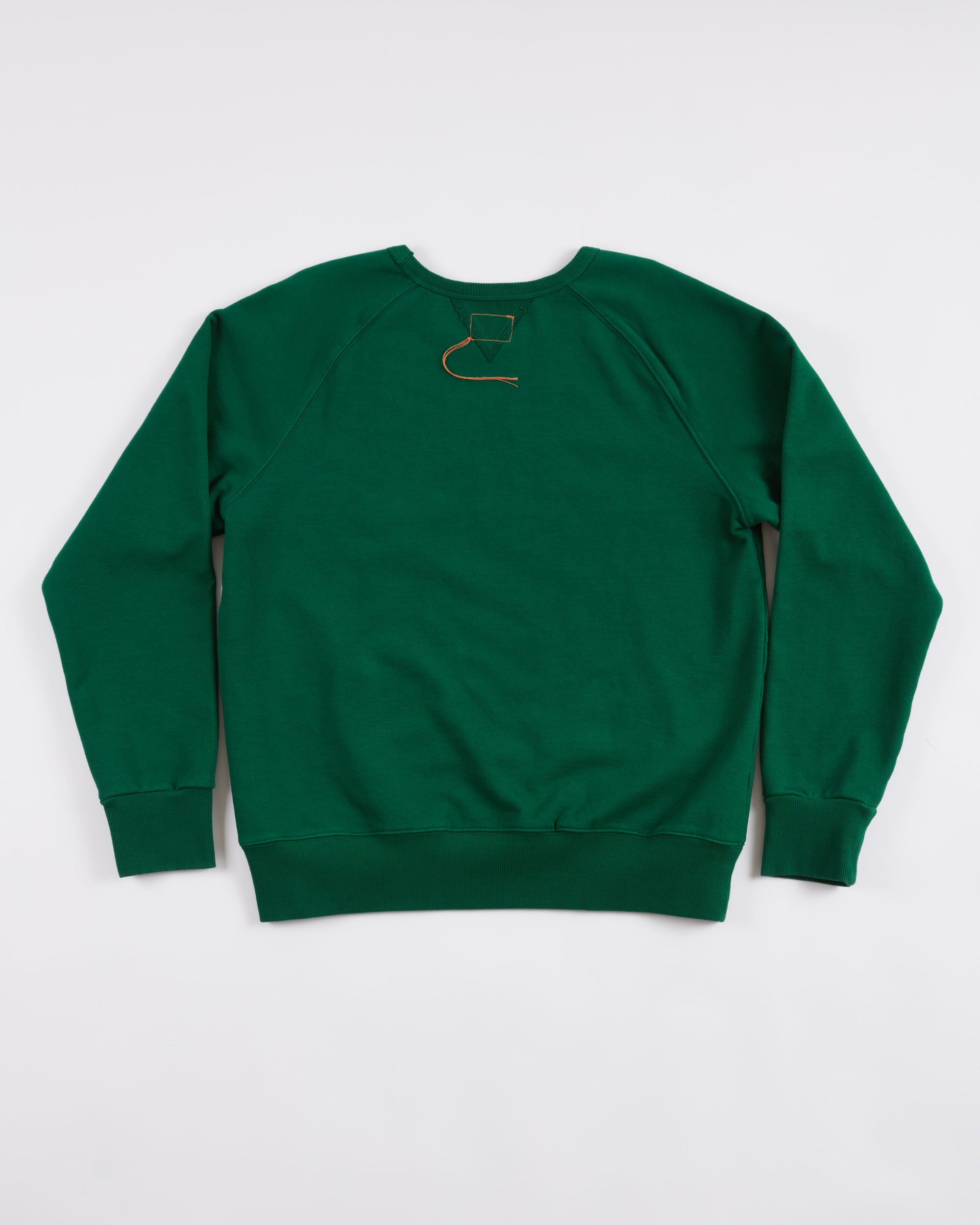 Harvard Crew Neck Fleece Jersey Sweatshirt with Raglan Sleeves