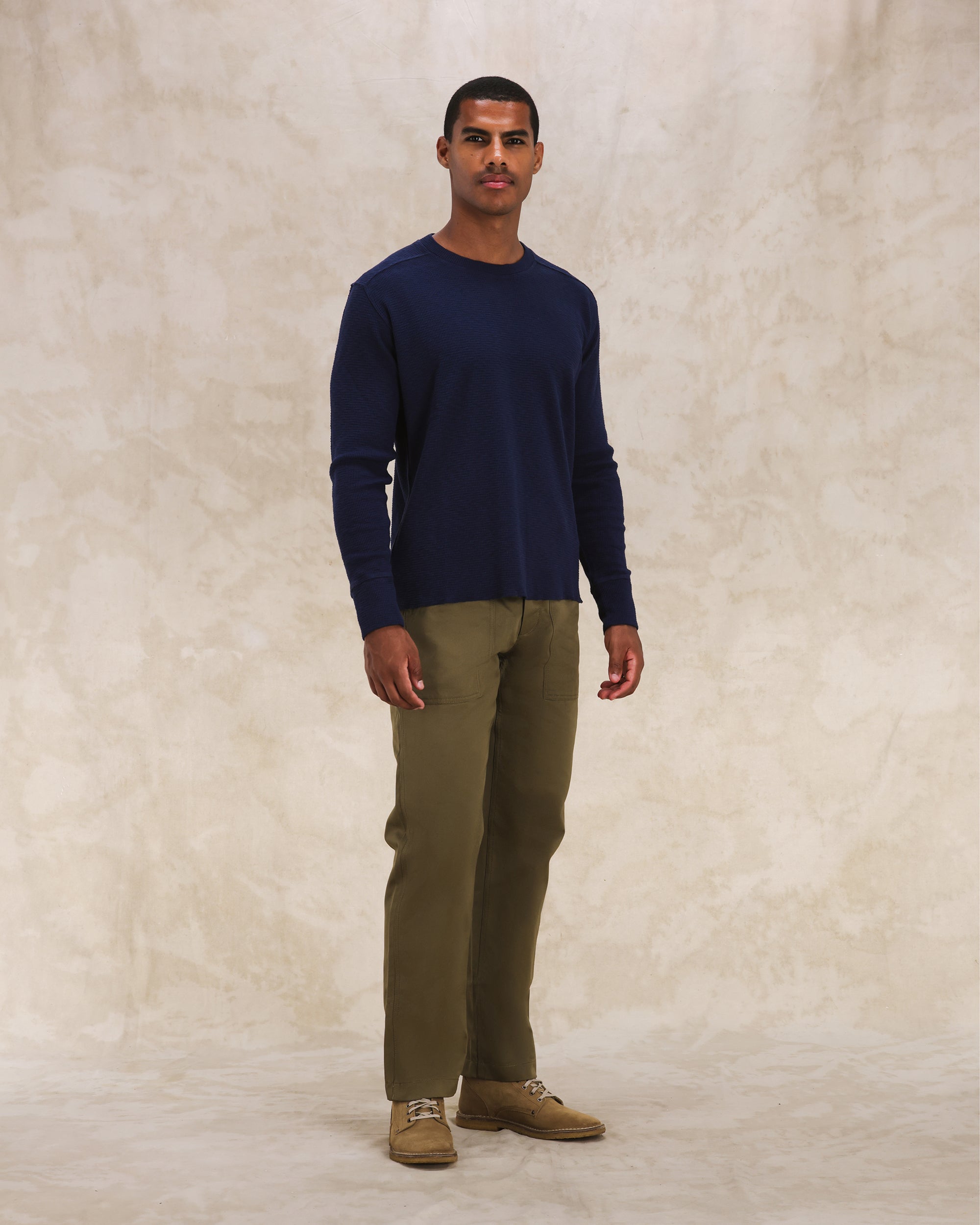 Geremia Maglia In Jersey Waffle