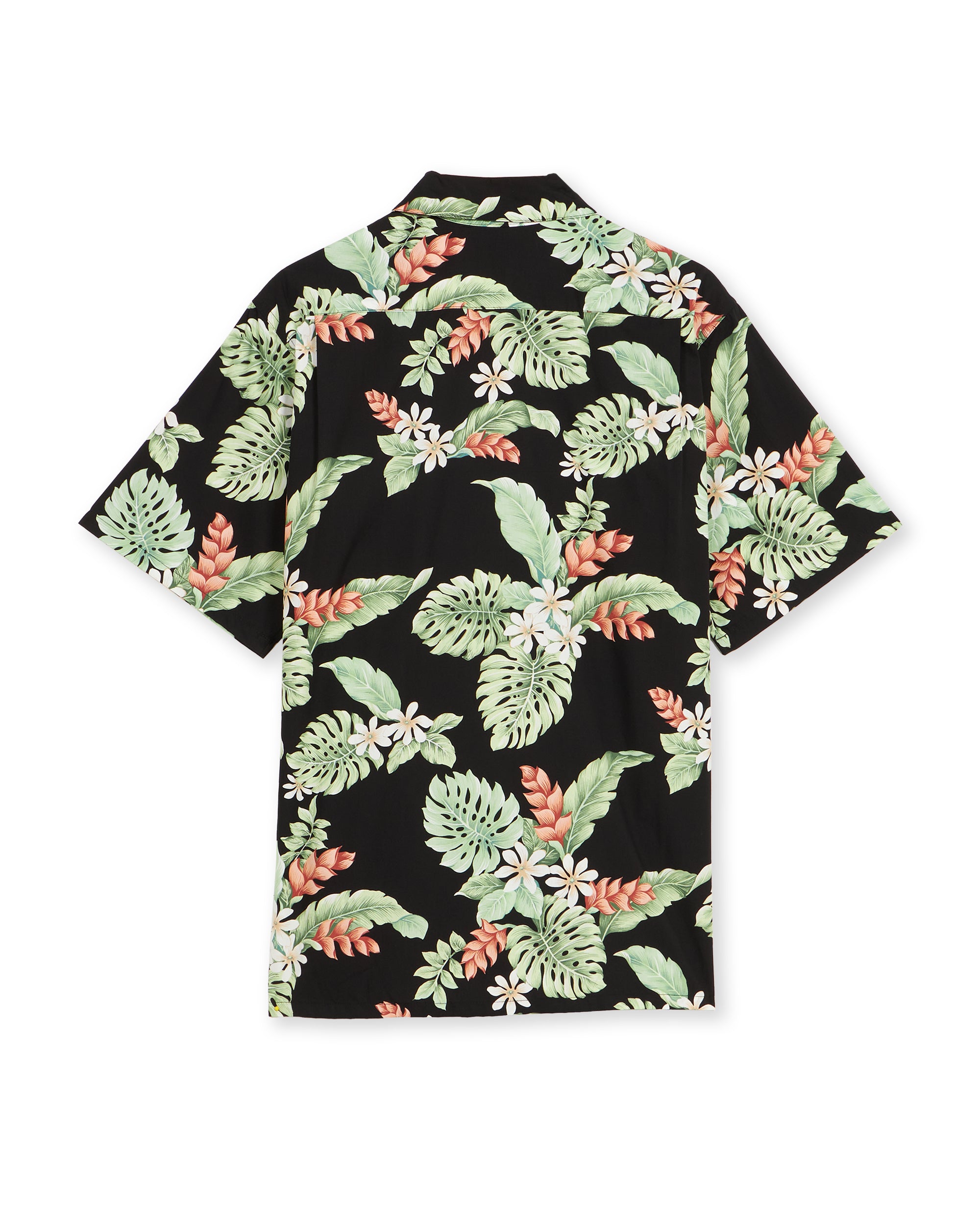 Garden Camicia Con Stampa in Cotone a Maniche Corte