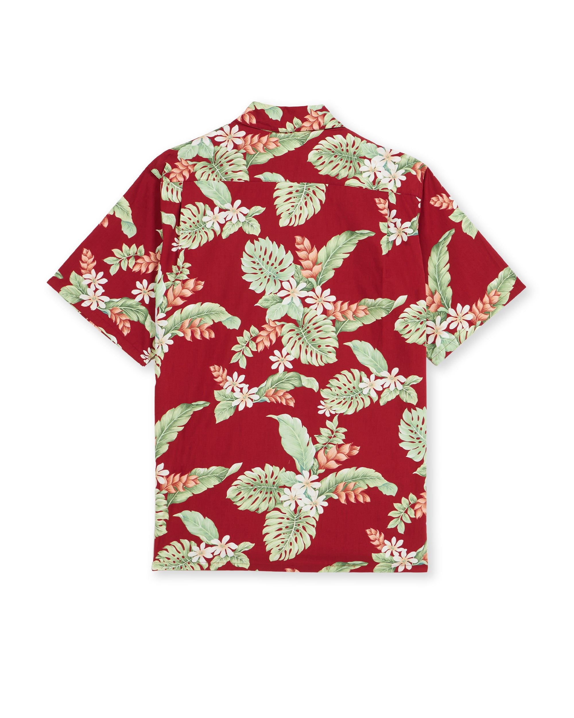 Garden Camicia Con Stampa in Cotone a Maniche Corte