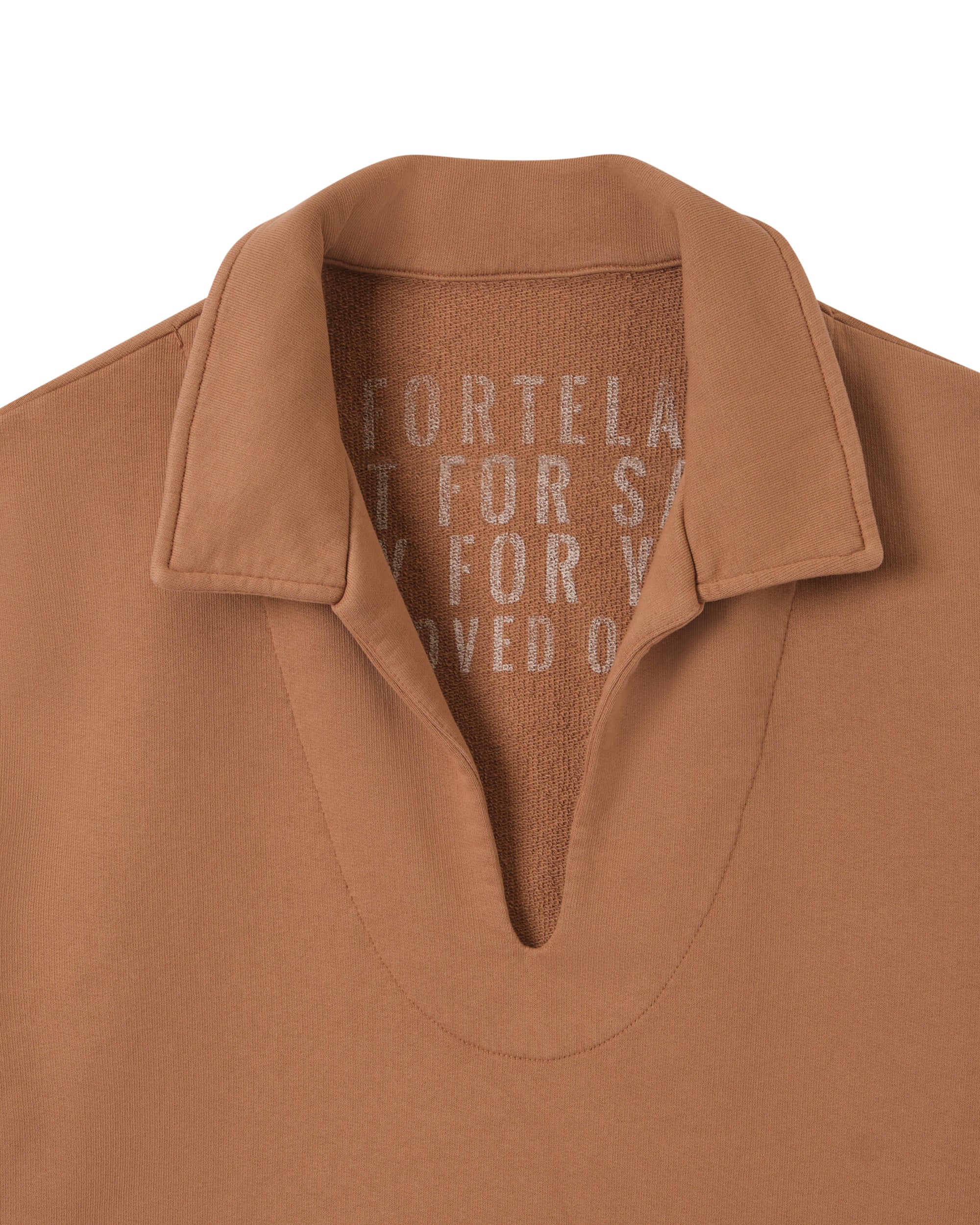 Grand Felpa in Jersey Garzato a Maniche Corte