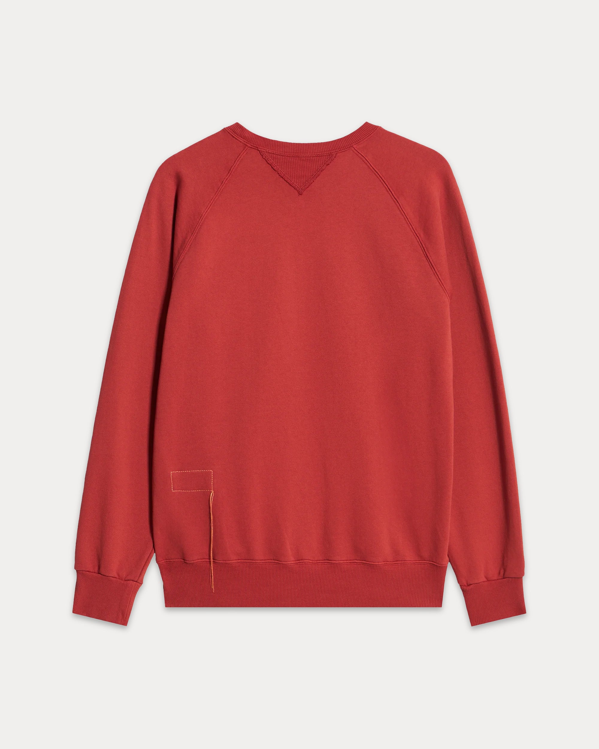 Harvard Crew Neck Brushed Jersey Sweatshirt with Raglan Sleeves