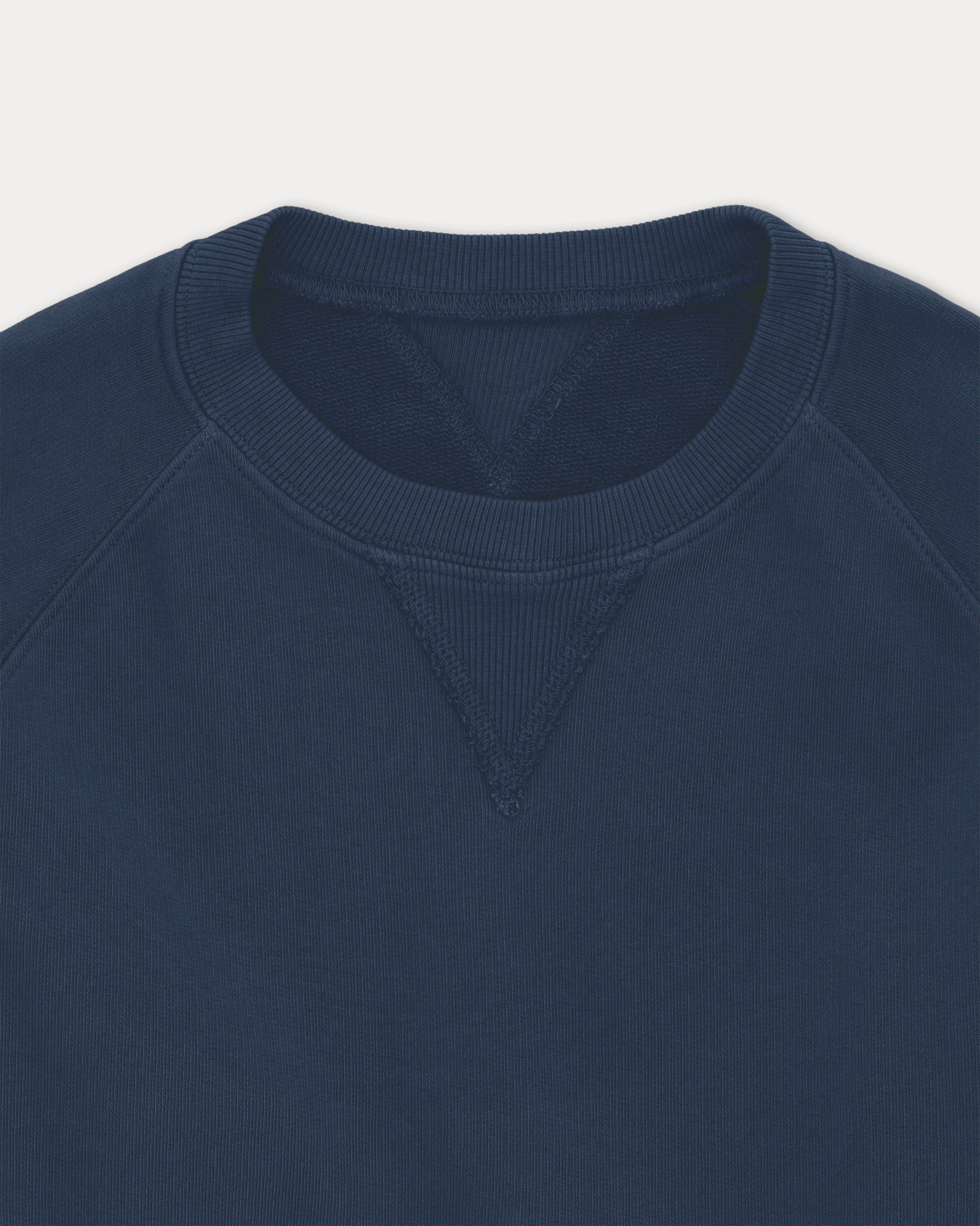 Harvard Felpa Girocollo in Jersey Garzato con taglio Raglan