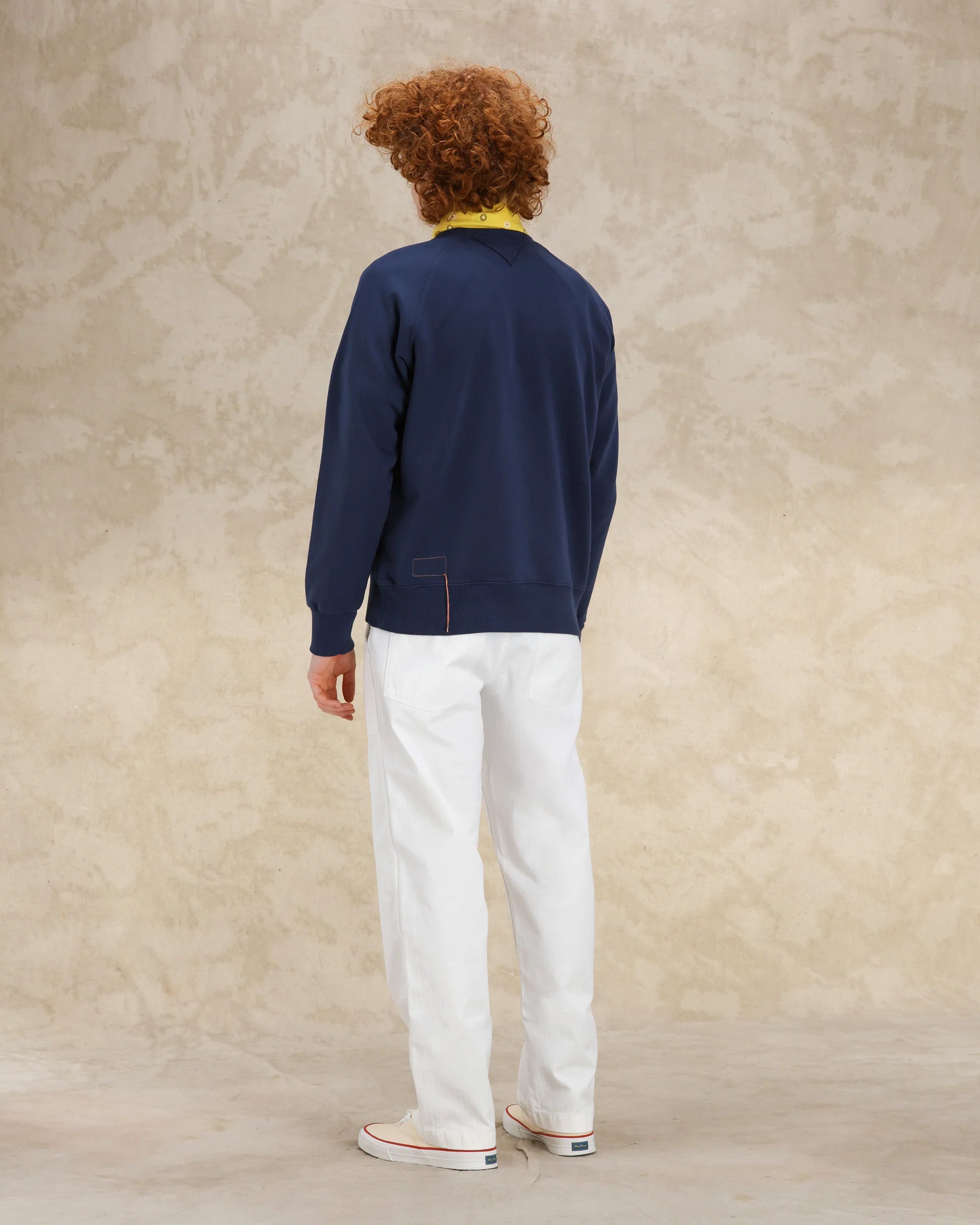 Harvard Felpa Girocollo in Jersey Garzato con taglio Raglan