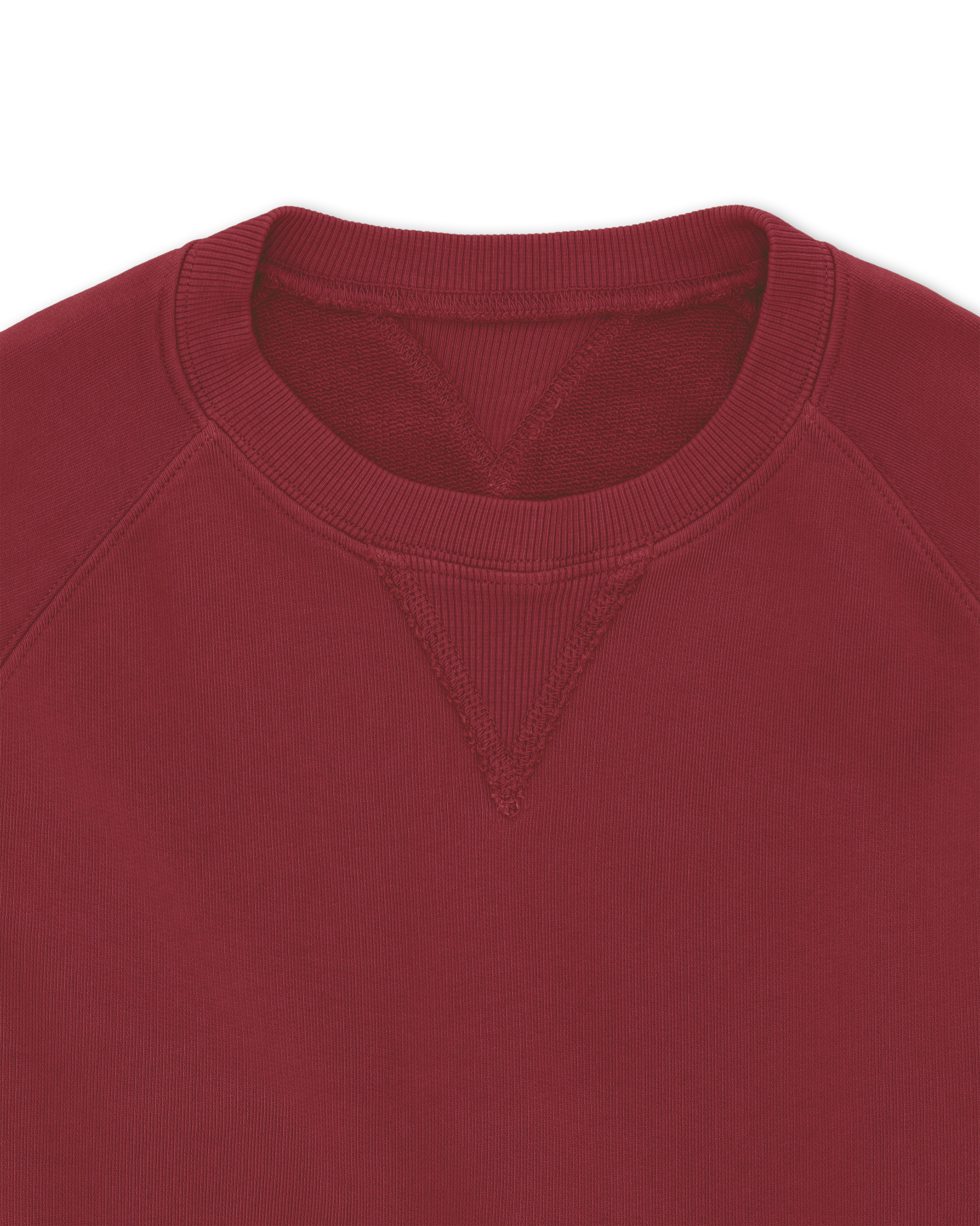 Harvard Felpa Girocollo in Jersey Garzato con taglio Raglan