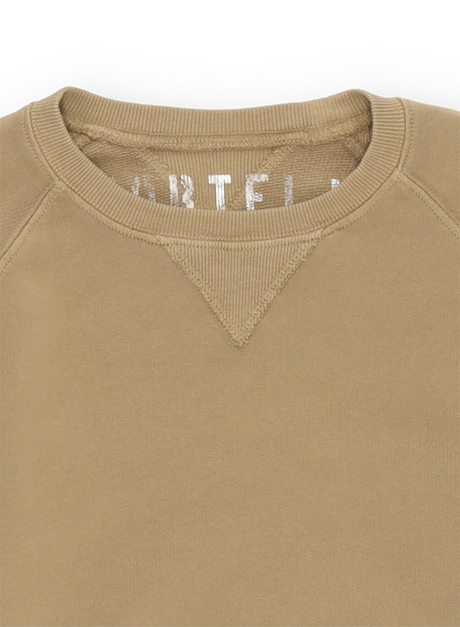 Harvard Felpa Girocollo in Jersey Garzato con taglio Raglan