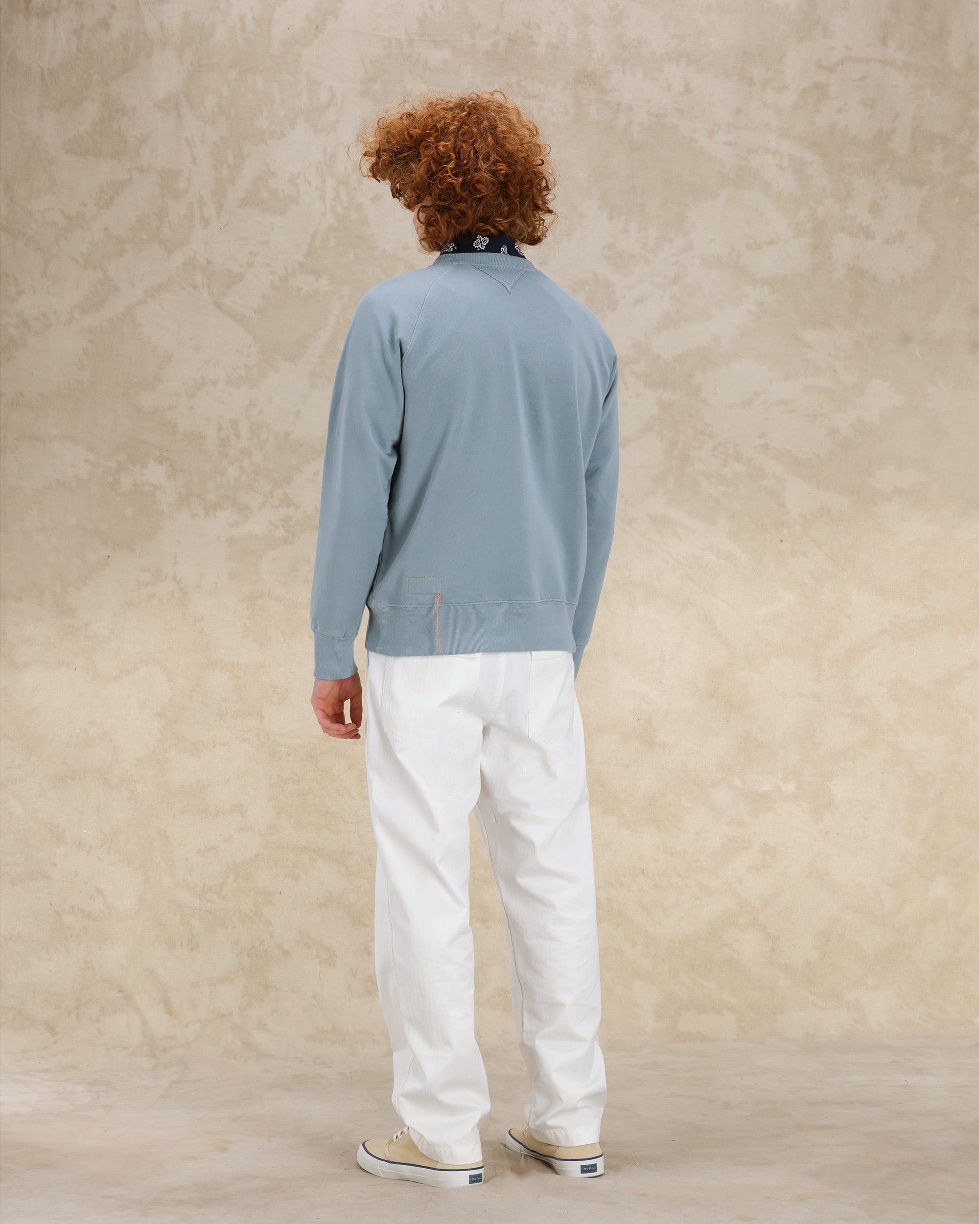 Harvard Felpa Girocollo in Jersey Garzato con taglio Raglan