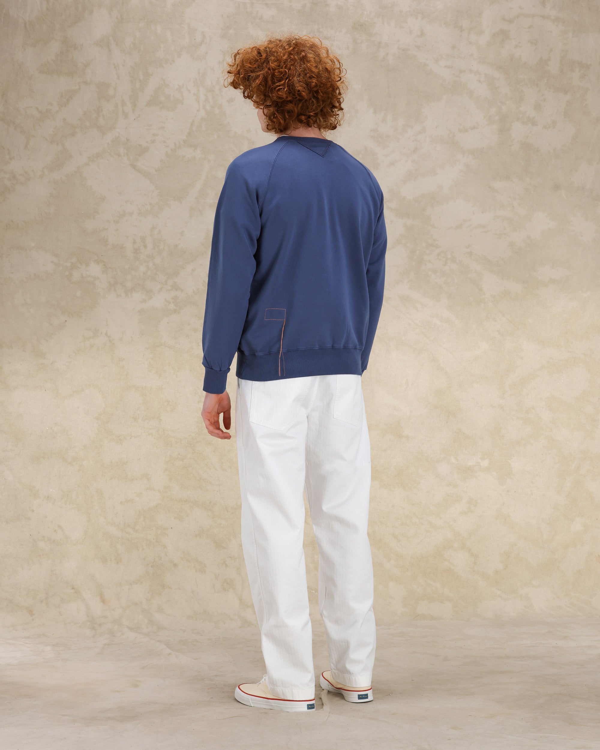 Harvard Felpa Girocollo in Jersey Garzato con taglio Raglan