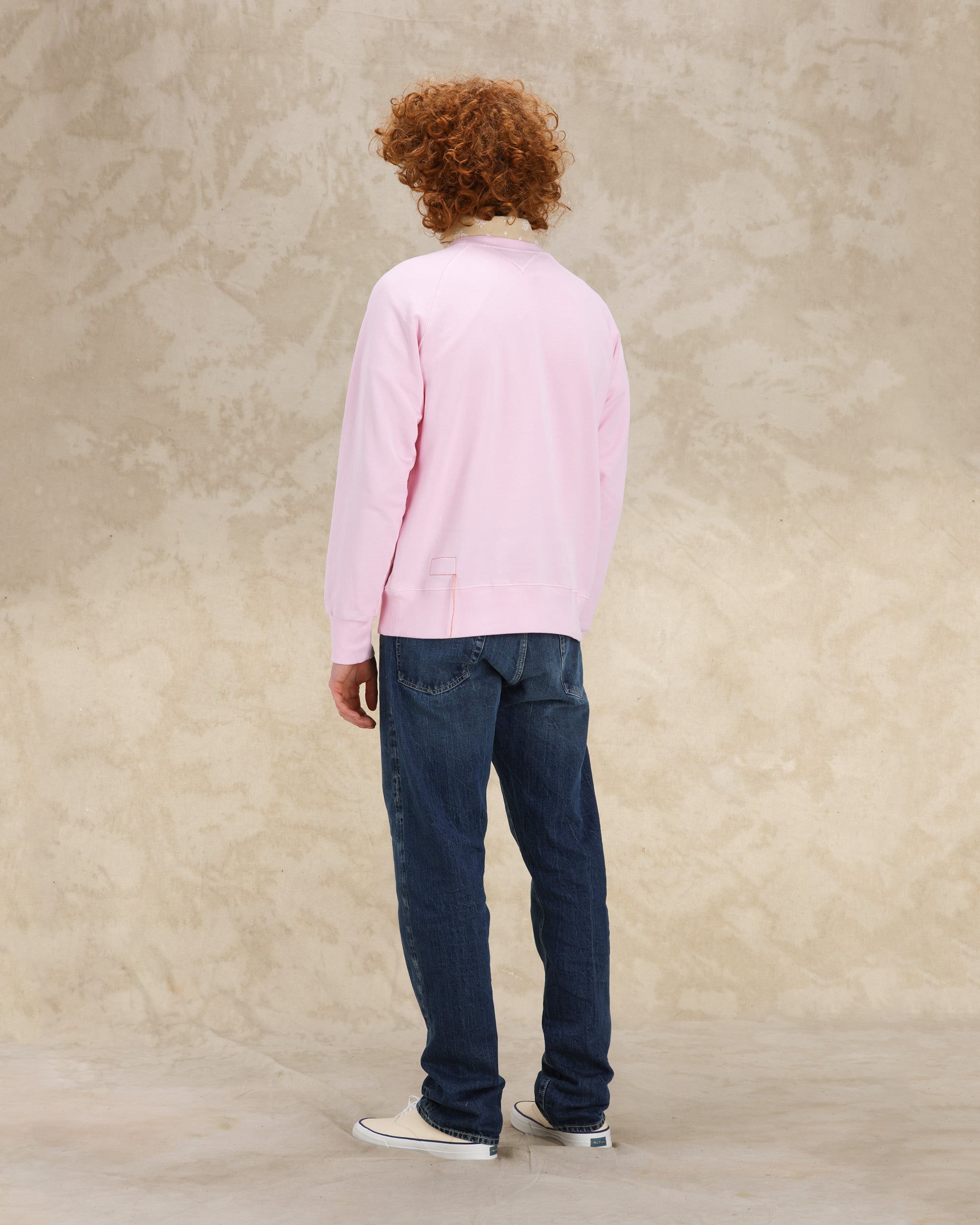 Harvard Felpa Girocollo in Jersey Garzato con taglio Raglan