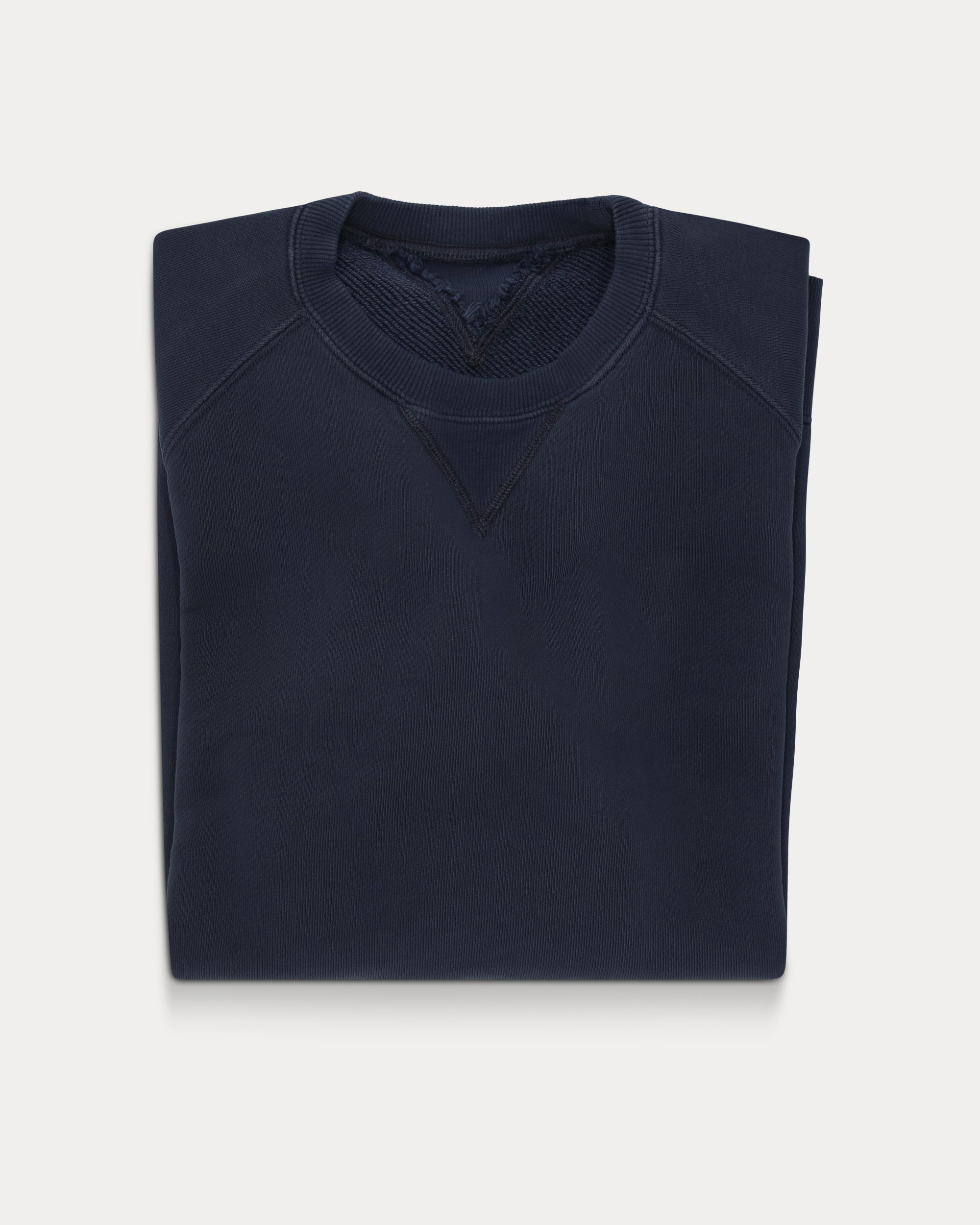 Harvard Felpa Girocollo in Jersey Felpato con taglio Raglan