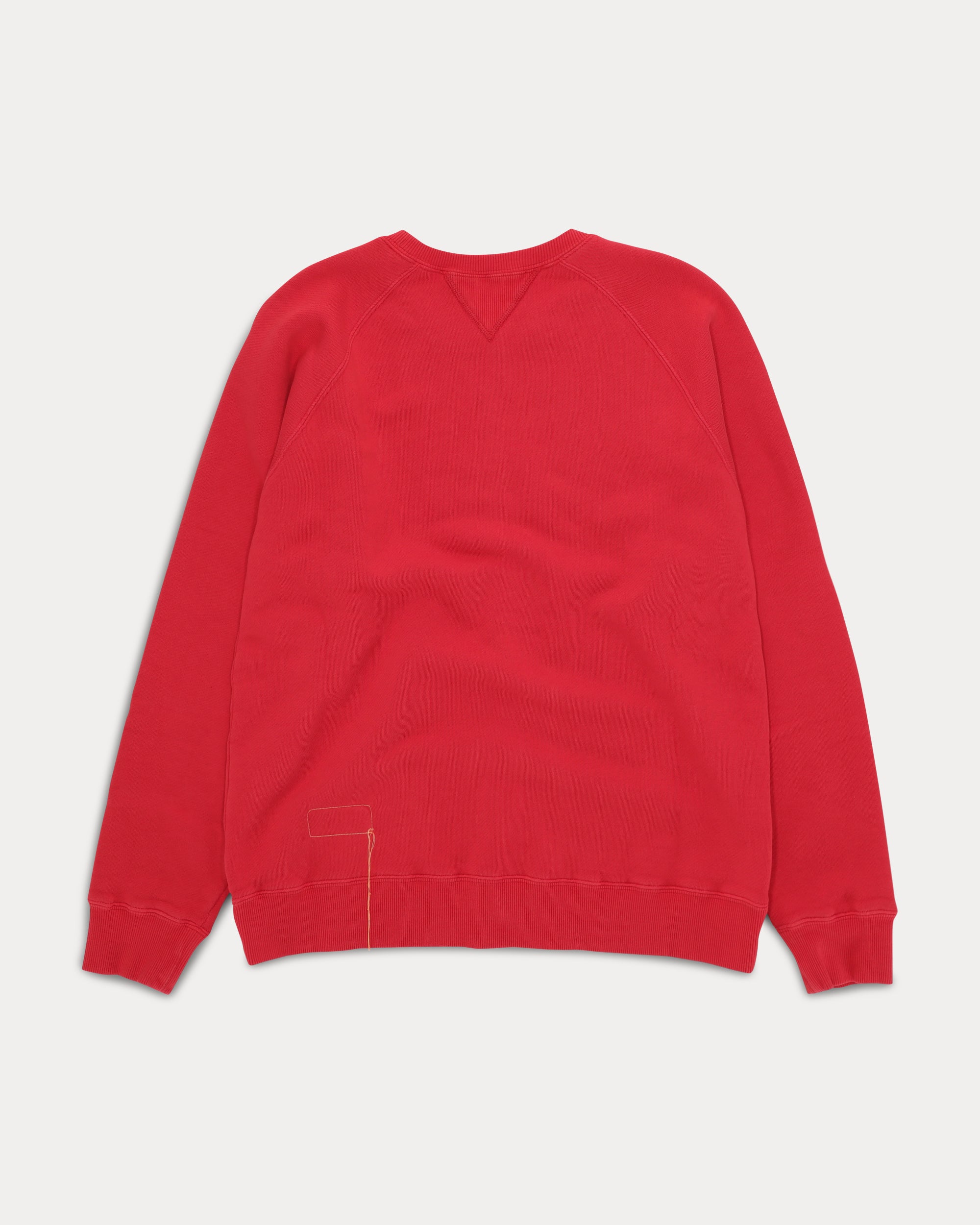 Harvard Crew Neck Fleece Jersey Sweatshirt with Raglan Sleeves