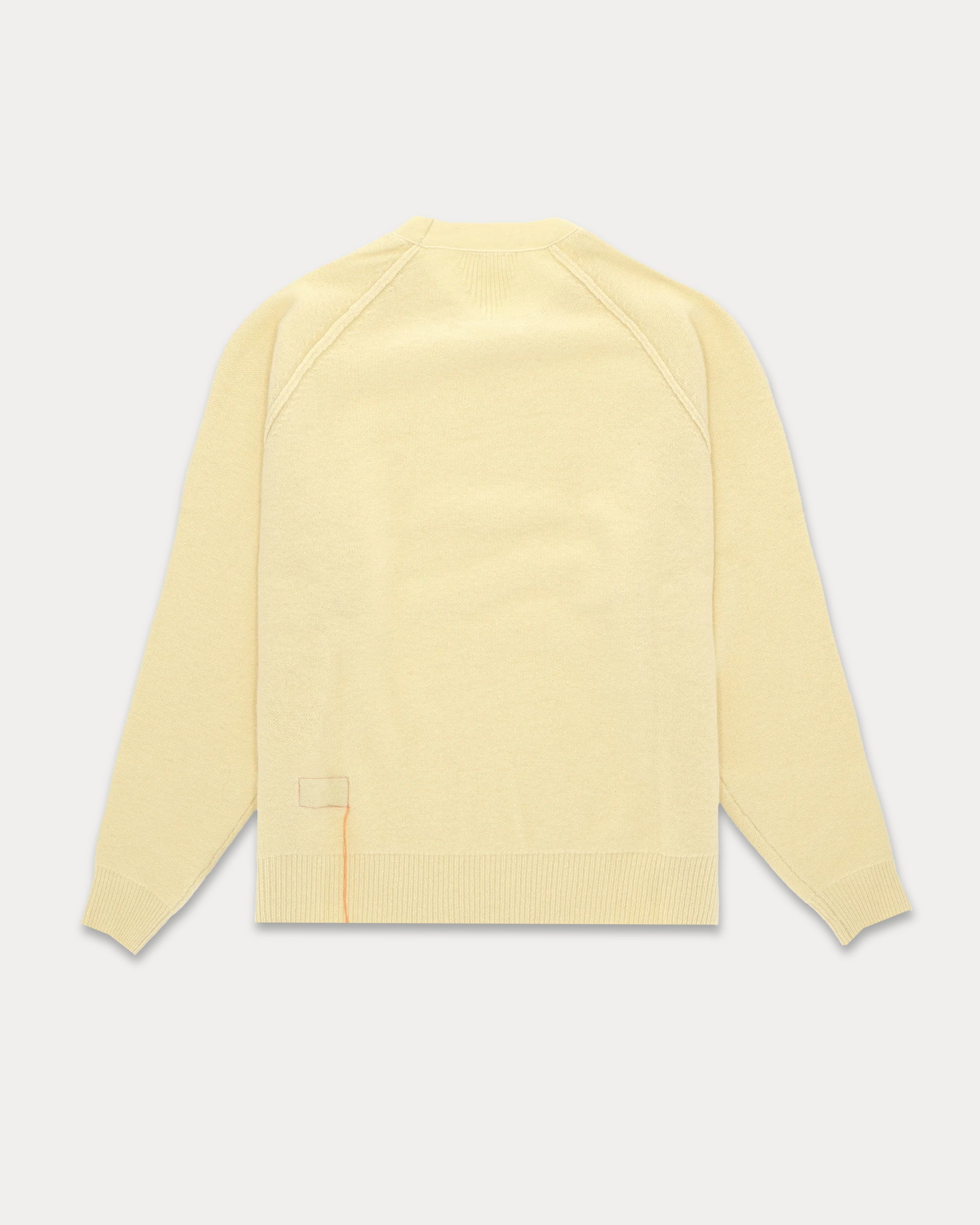 Harvard Crew Neck Wool Sweater With Raglan Sleeves