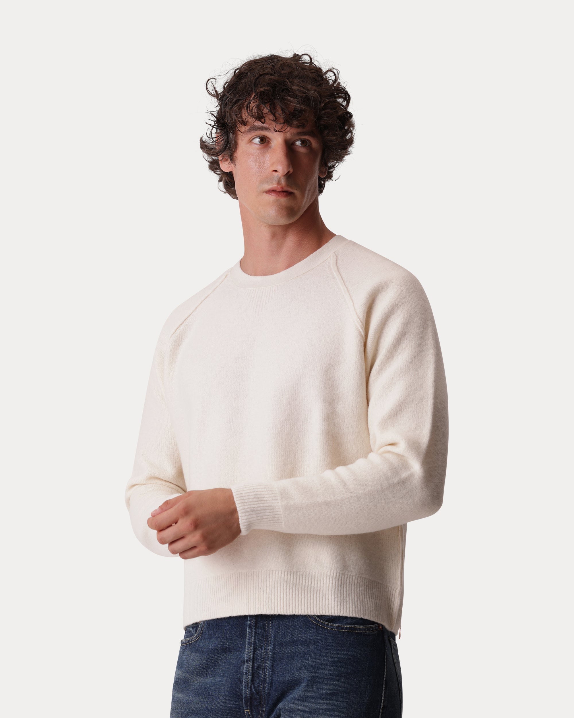 Harvard Maglione Girocollo In Lana Con Maniche Raglan