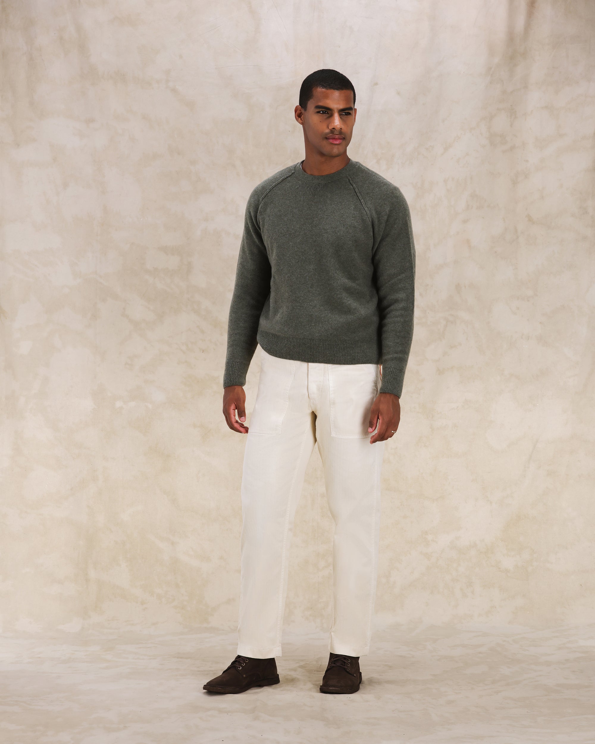 Harvard Maglione Girocollo In Lana Con Maniche Raglan