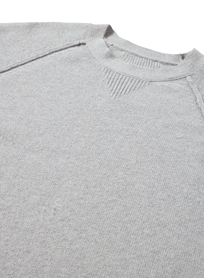 Harvard Sweater Crewneck Wool Raglan Sleeves