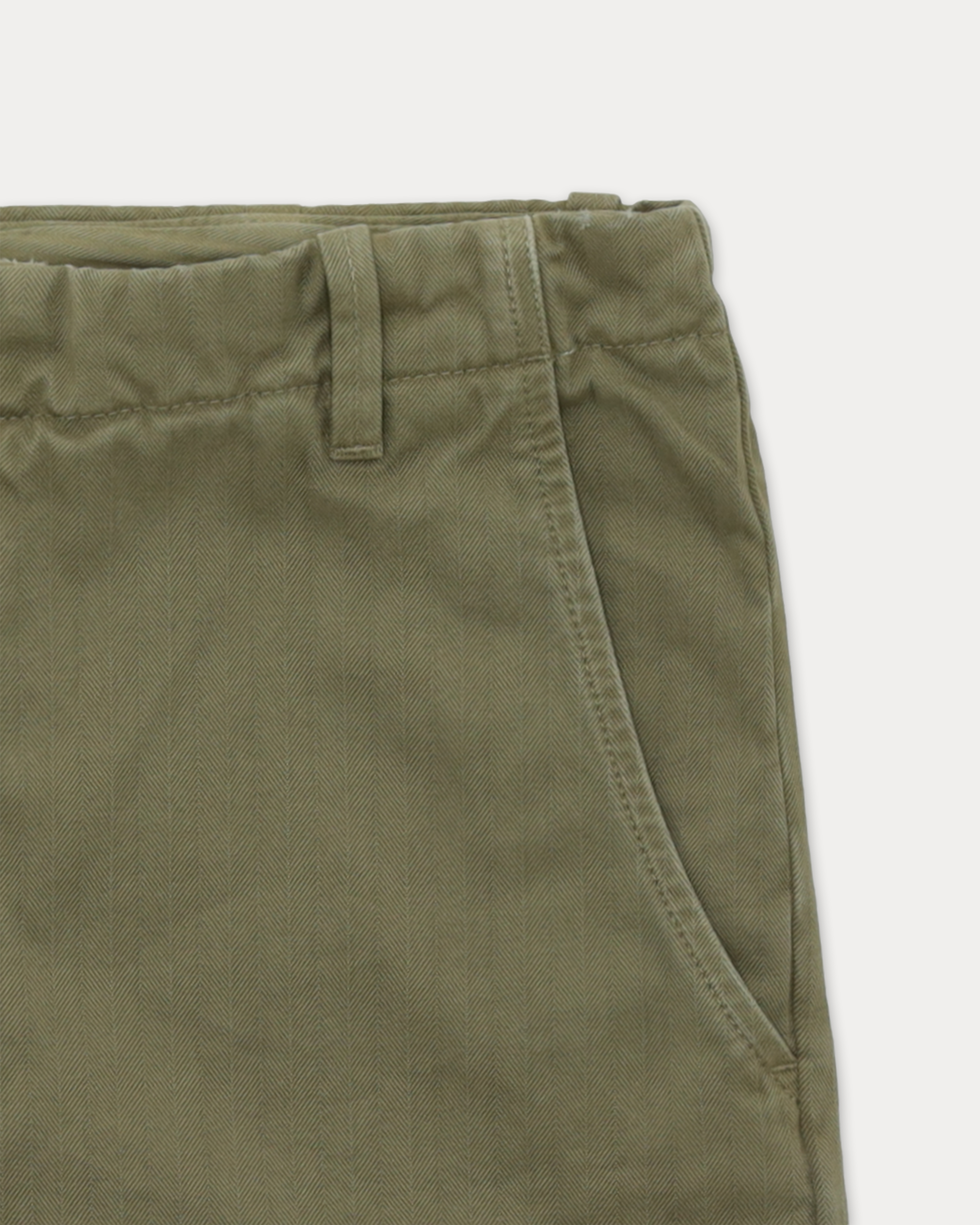 Hector Pantaloni In Herringbone Di Cotone