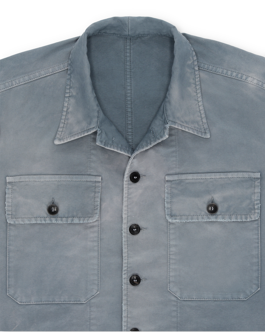 Helvetica Overshirt In Cotone Solarizzato