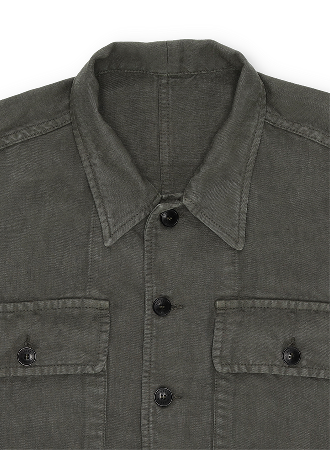 Helvetica Linen Overshirt