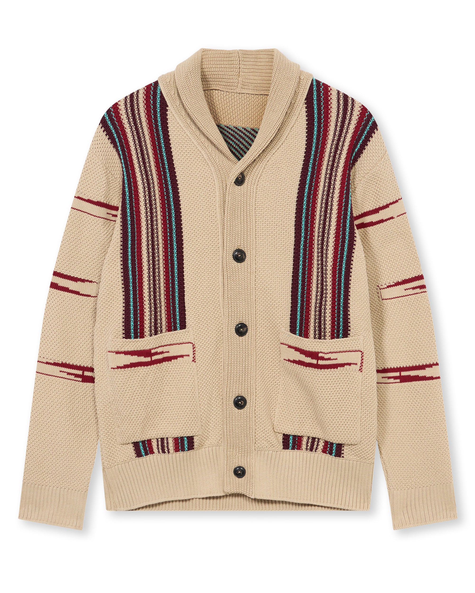 Henryc Cardigan Navajo In Cotone