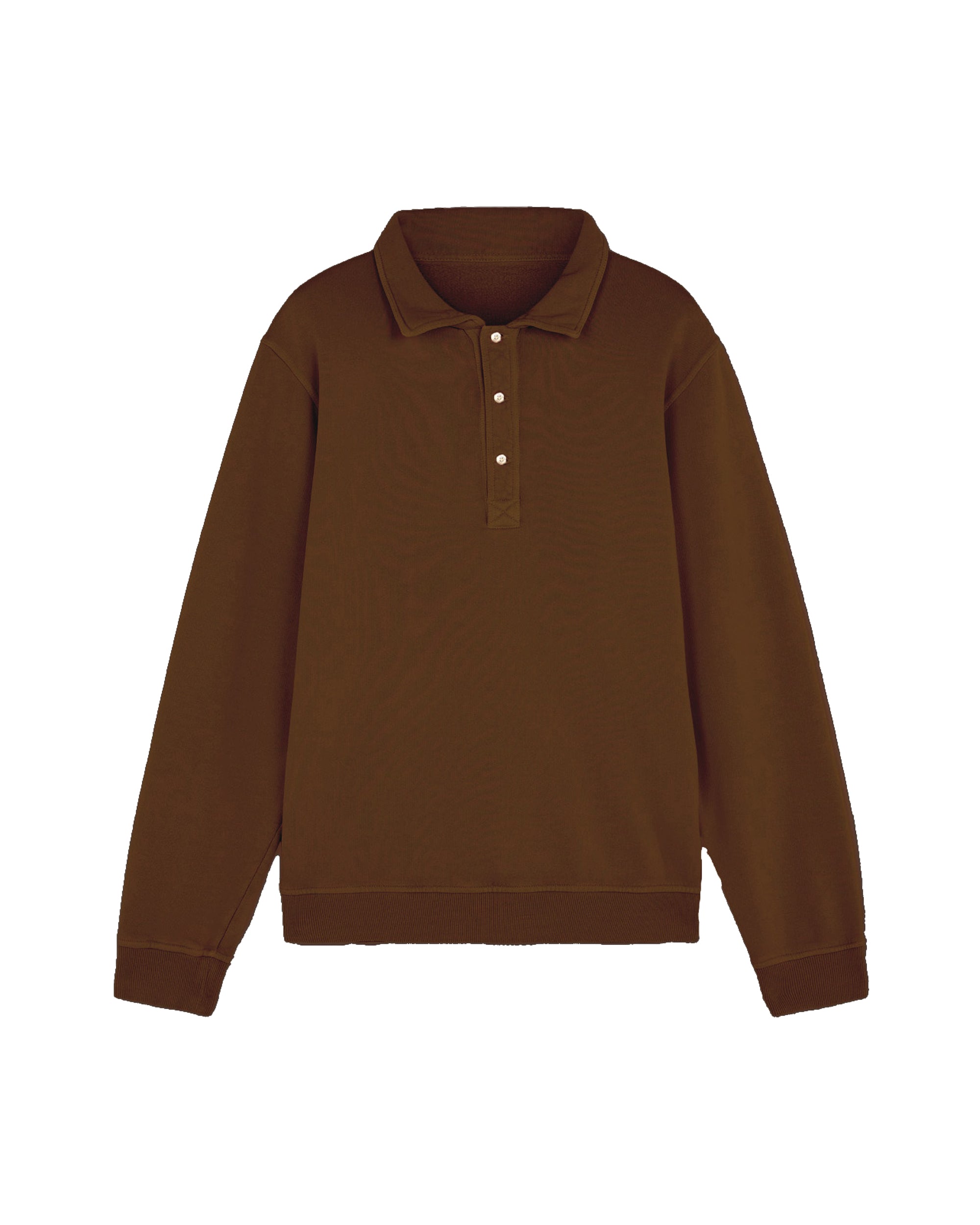 Hunting Polo In Jersey Felpato di Cotone