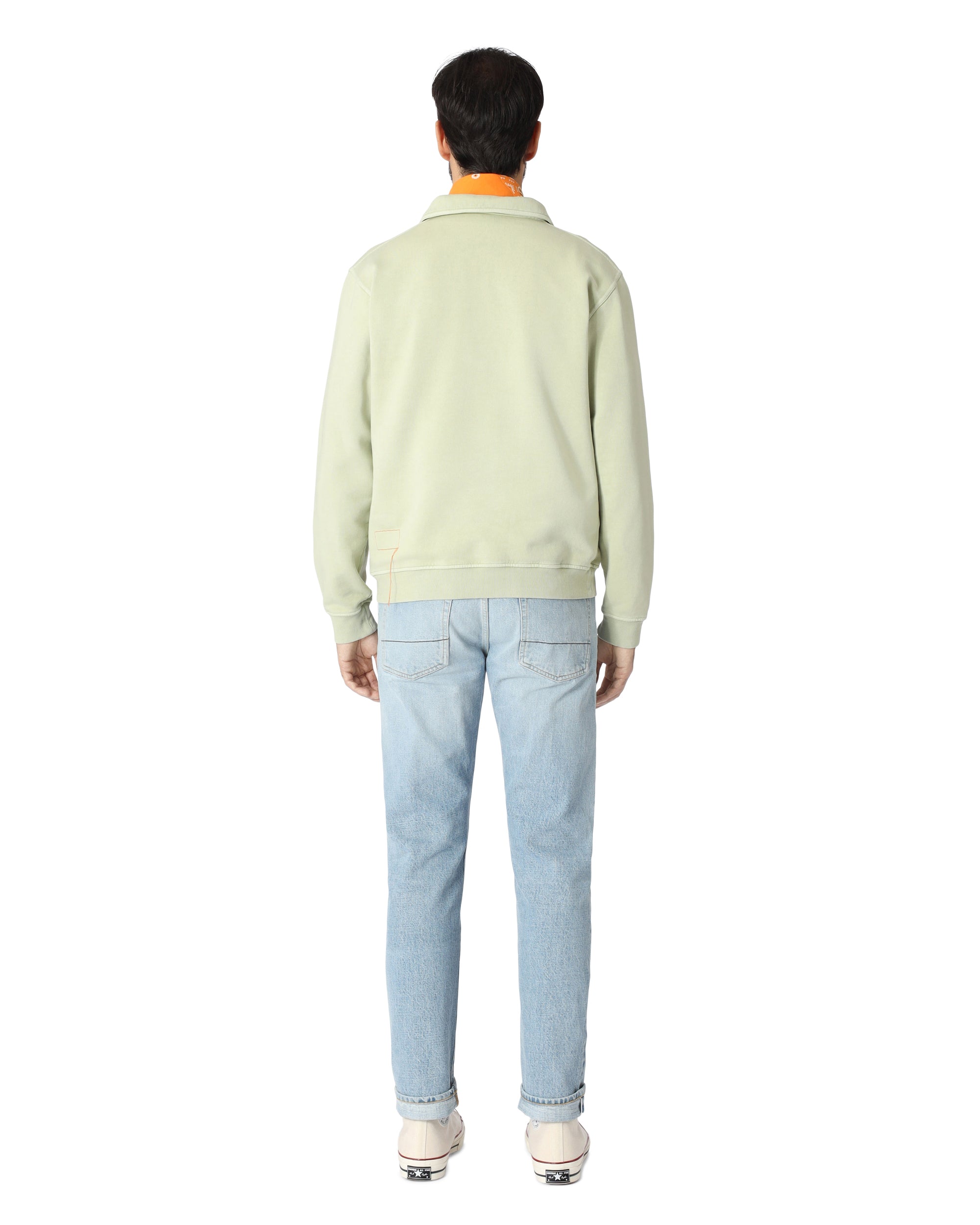 Hunting Polo In Jersey Felpato di Cotone