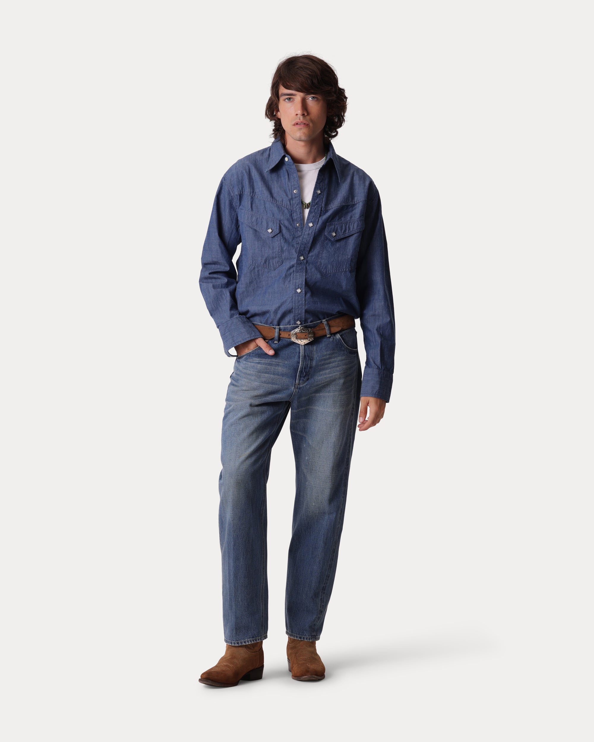 Ibara Japan Selvedge Denim 5 Pocket Regular Fit Custom Wash - L29''