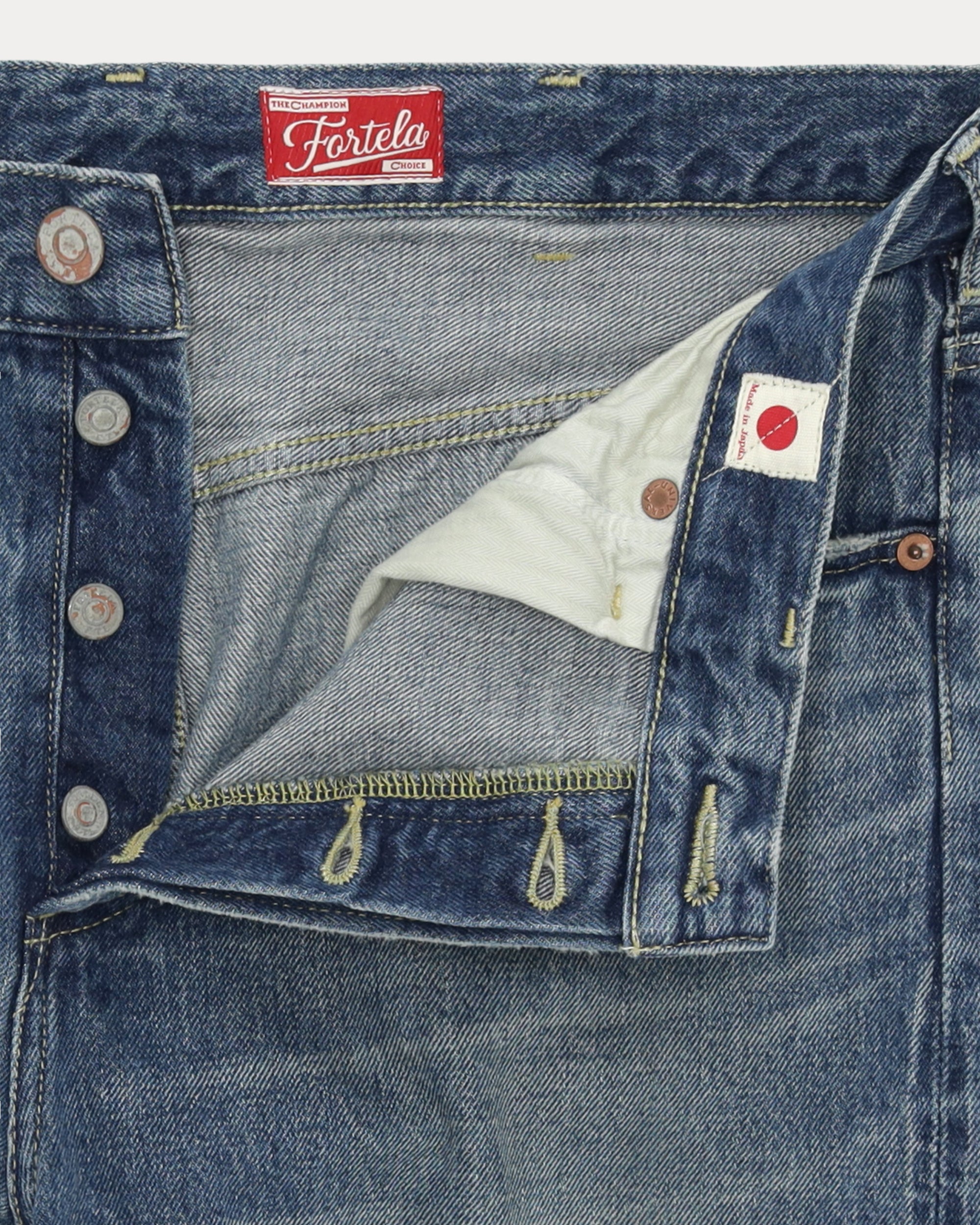 Ibara Japan Selvedge Denim 5 Pocket Regular Fit Custom Wash - L29''