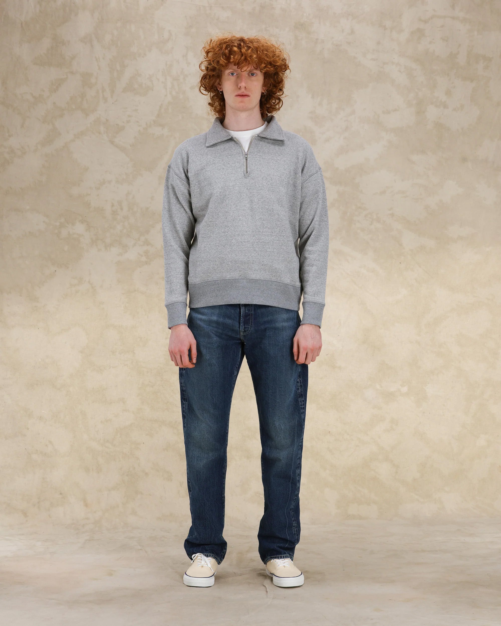 Idaho Felpa In Cotone Zip 3/4
