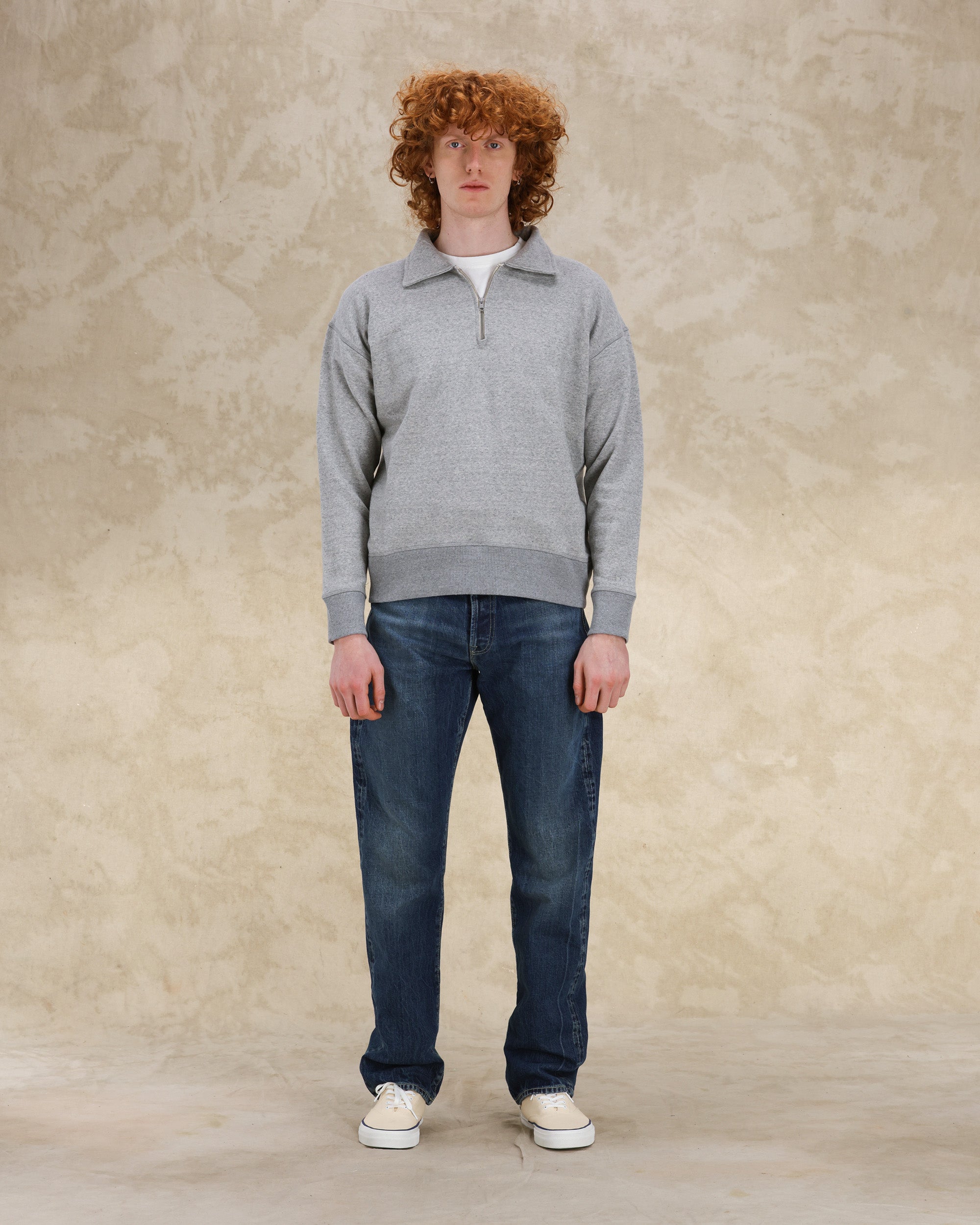 Idaho Felpa In Cotone Zip 3/4