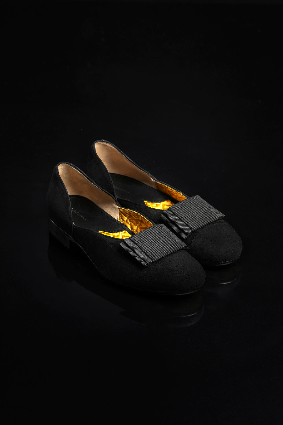 Smokedbone "Pope Bow" Ciabatta in Pelle Scamosciata