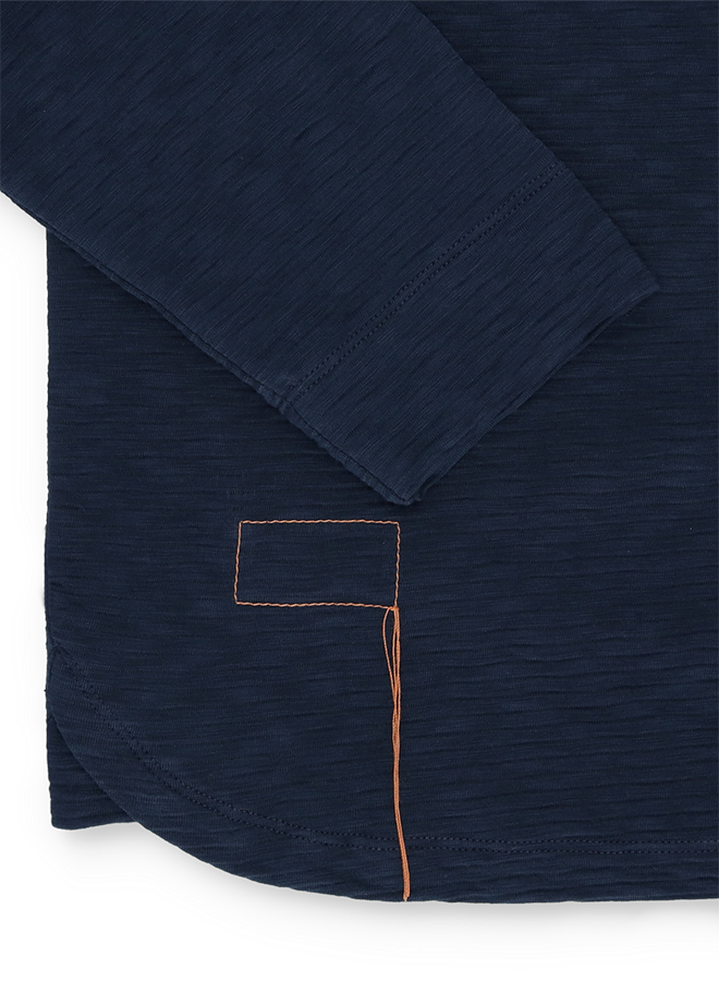 Indiana T-Shirt In Cotone Manica Lunga