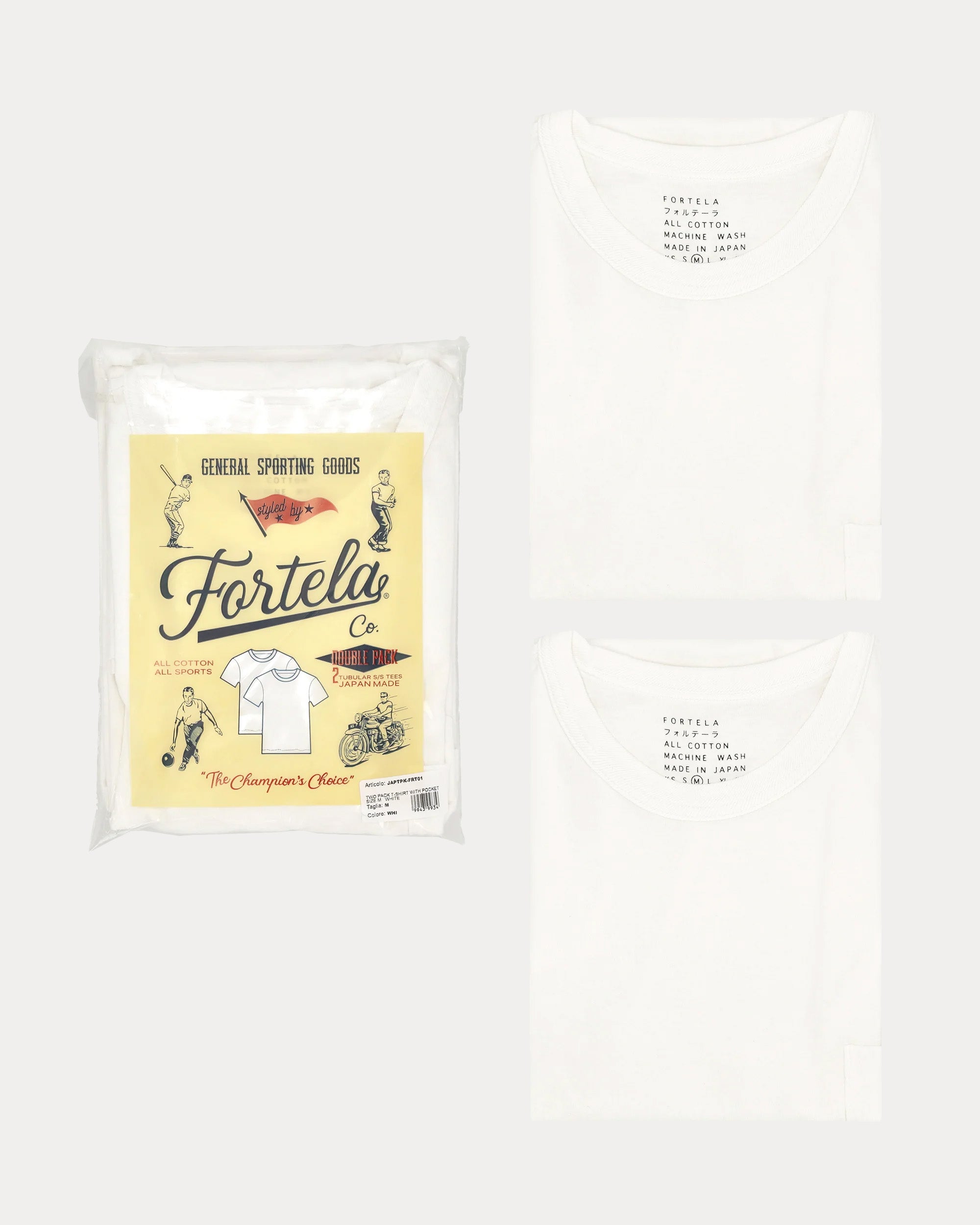 Japtpk Tubular T-Shirt with Pocket Double-Pack