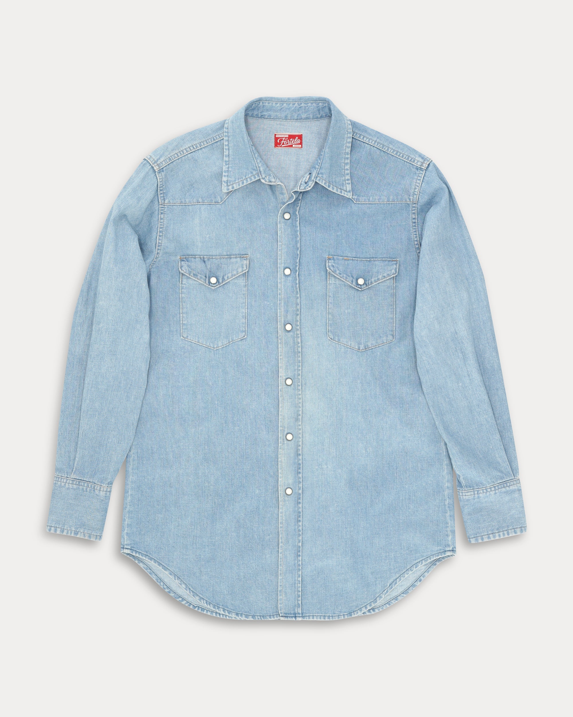 Jenny Camicia In Denim Stone Wash