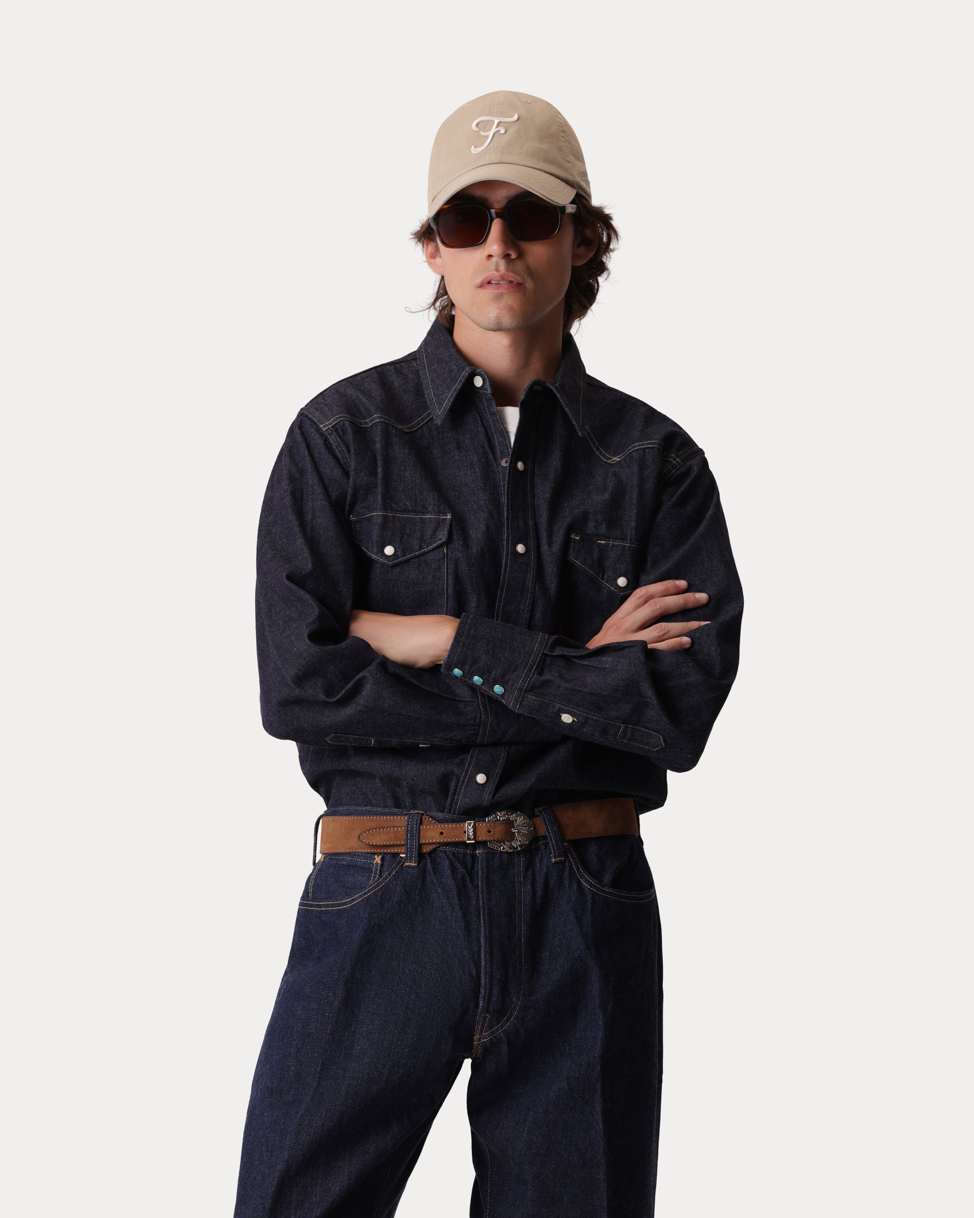 Jennyblu Denim Shirt Indigo Rinse