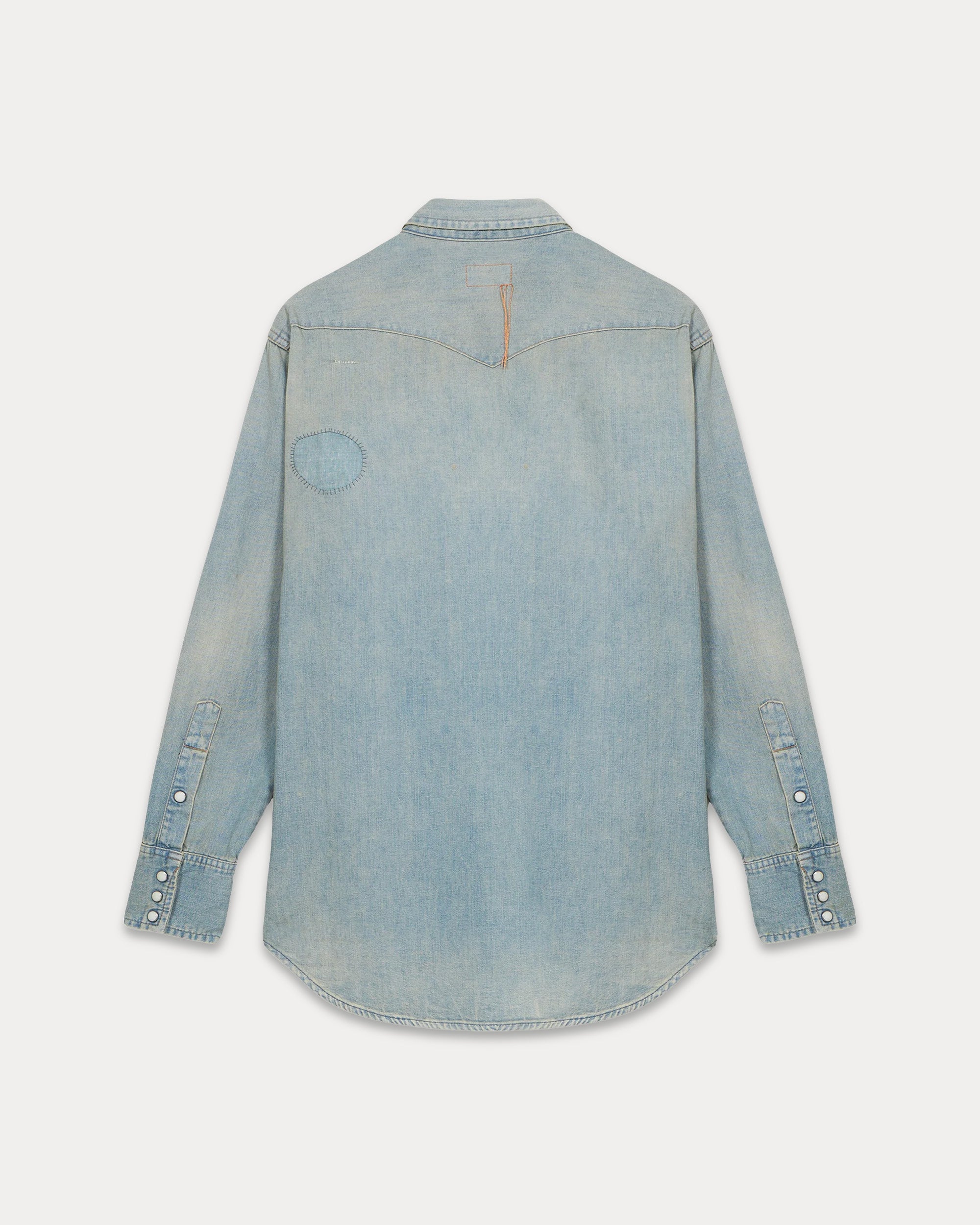 Jennyvint Camicia In Denim Custom Wash