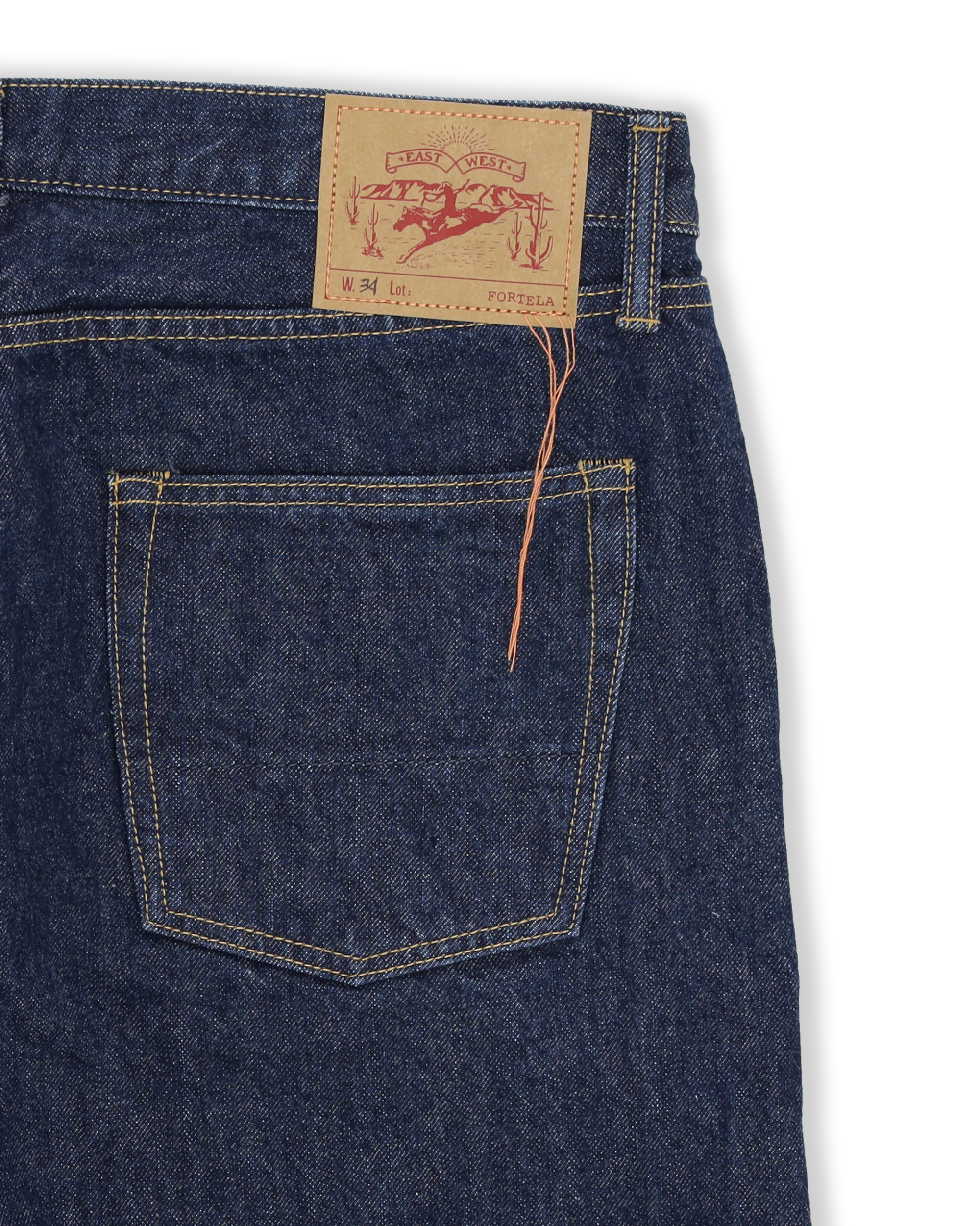 JohnJap Japan Denim Cimosato 5 Tasche Regular Fit Indigo Rinse